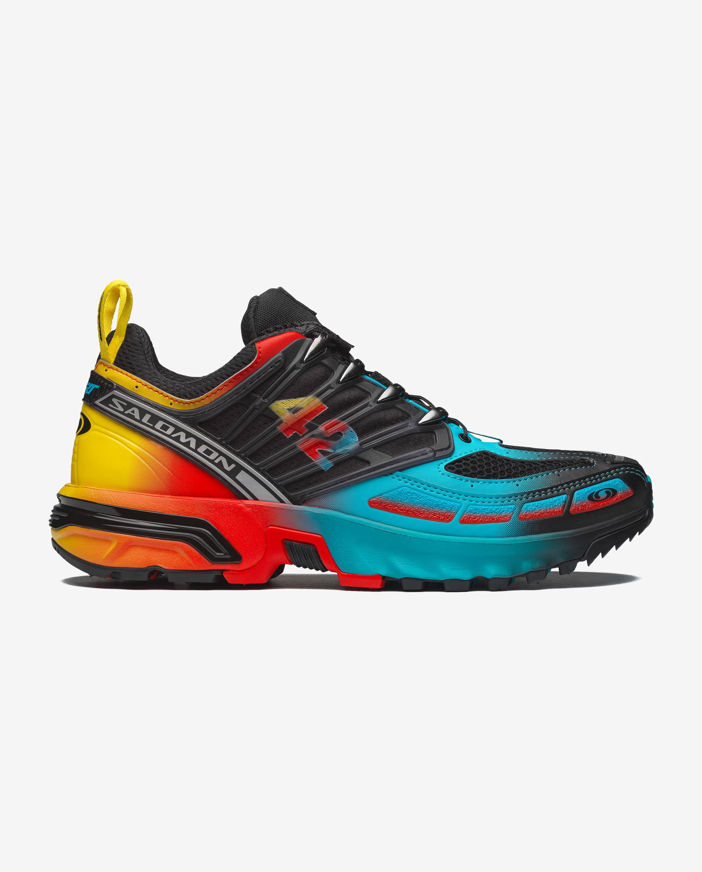 LArt De LAutomobile x Salomon ACS Pro Fiery Red Scuba Blue