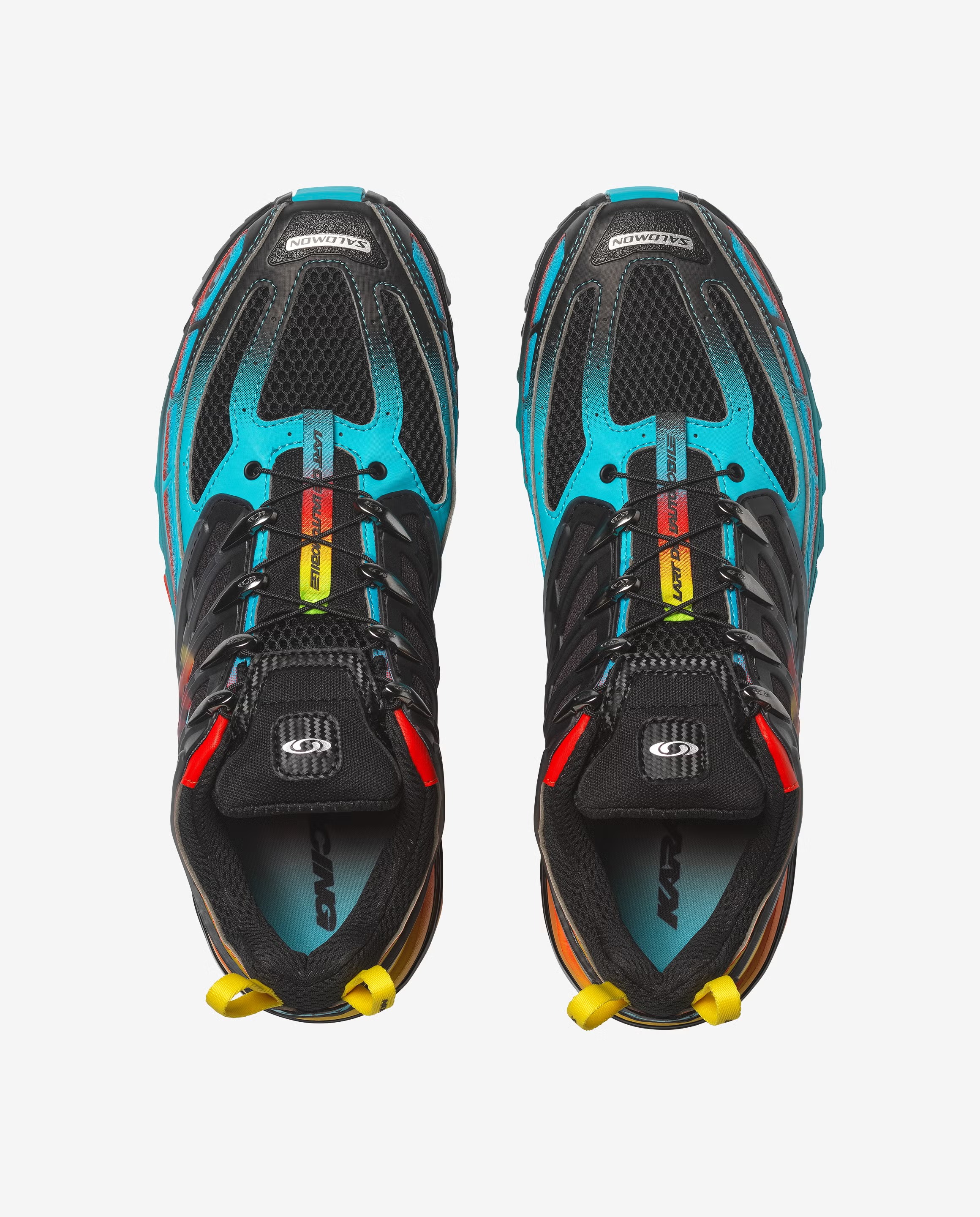 LArt De LAutomobile x Salomon ACS Pro Fiery Red Scuba Blue