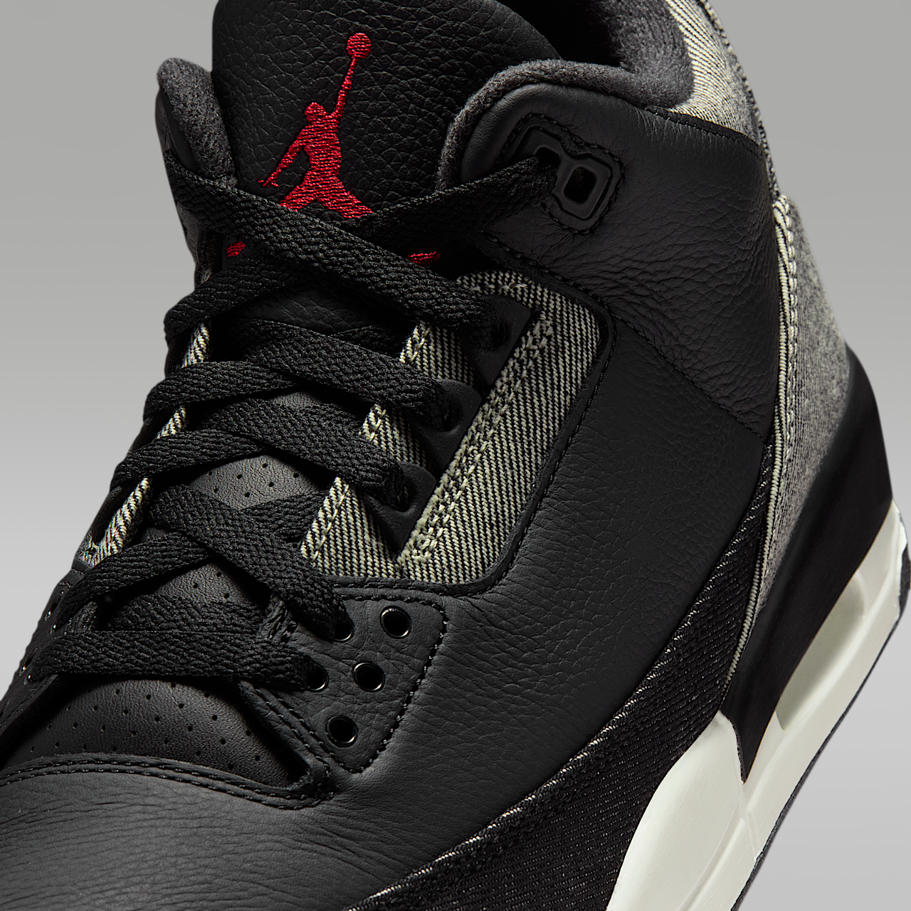 Levis x Air Jordan 3 Retro Black IR0914-400 | More Sneakers
