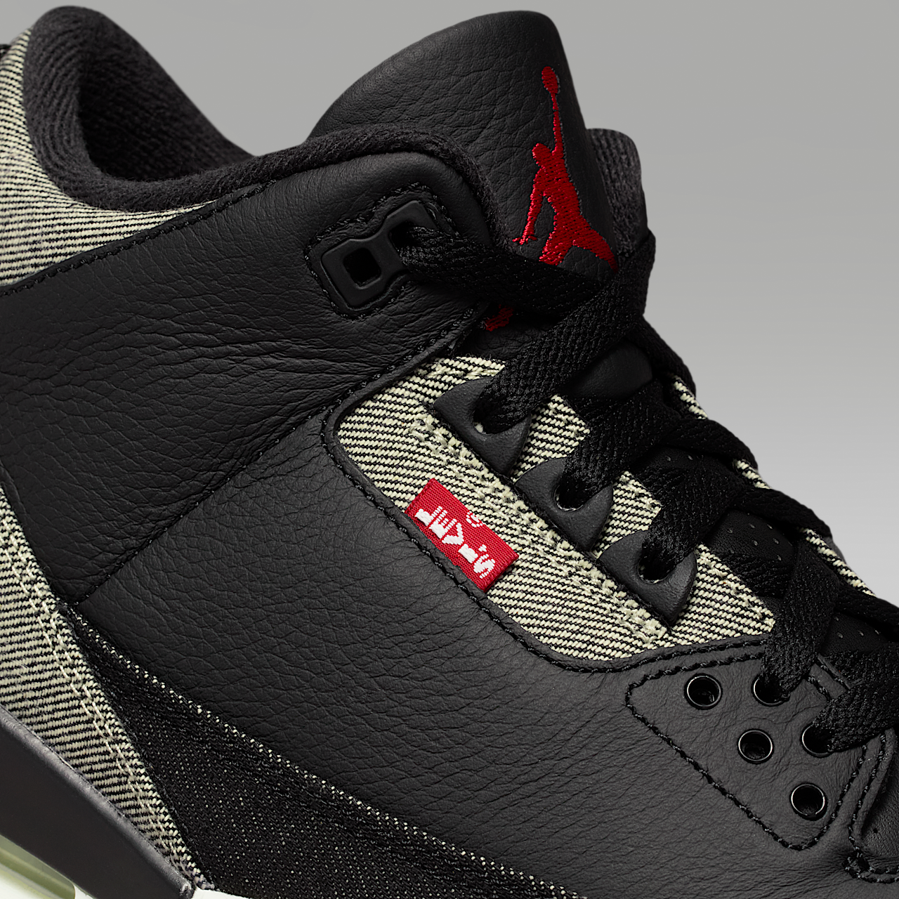 Levis x Air Jordan 3 Retro Black IR0914-400 | More Sneakers