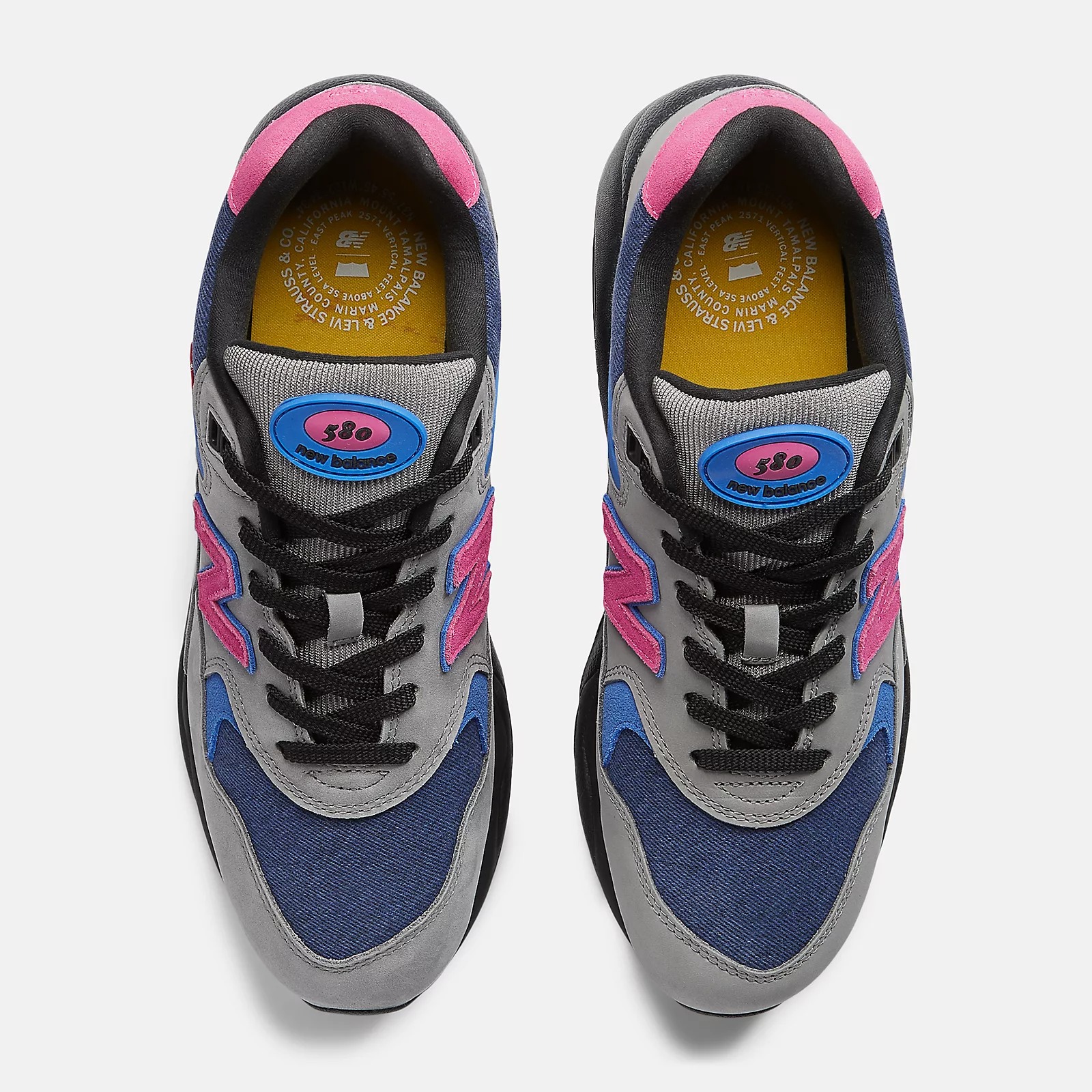Levis x New Balance 580 Dark Gray MT580LV2 | More Sneakers