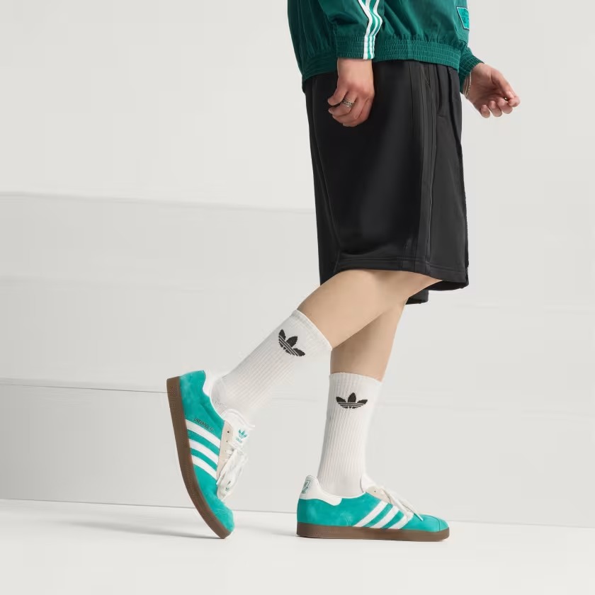 Liverpool FC x adidas Originals Gazelle Sea Green JR4159 | More Sneakers