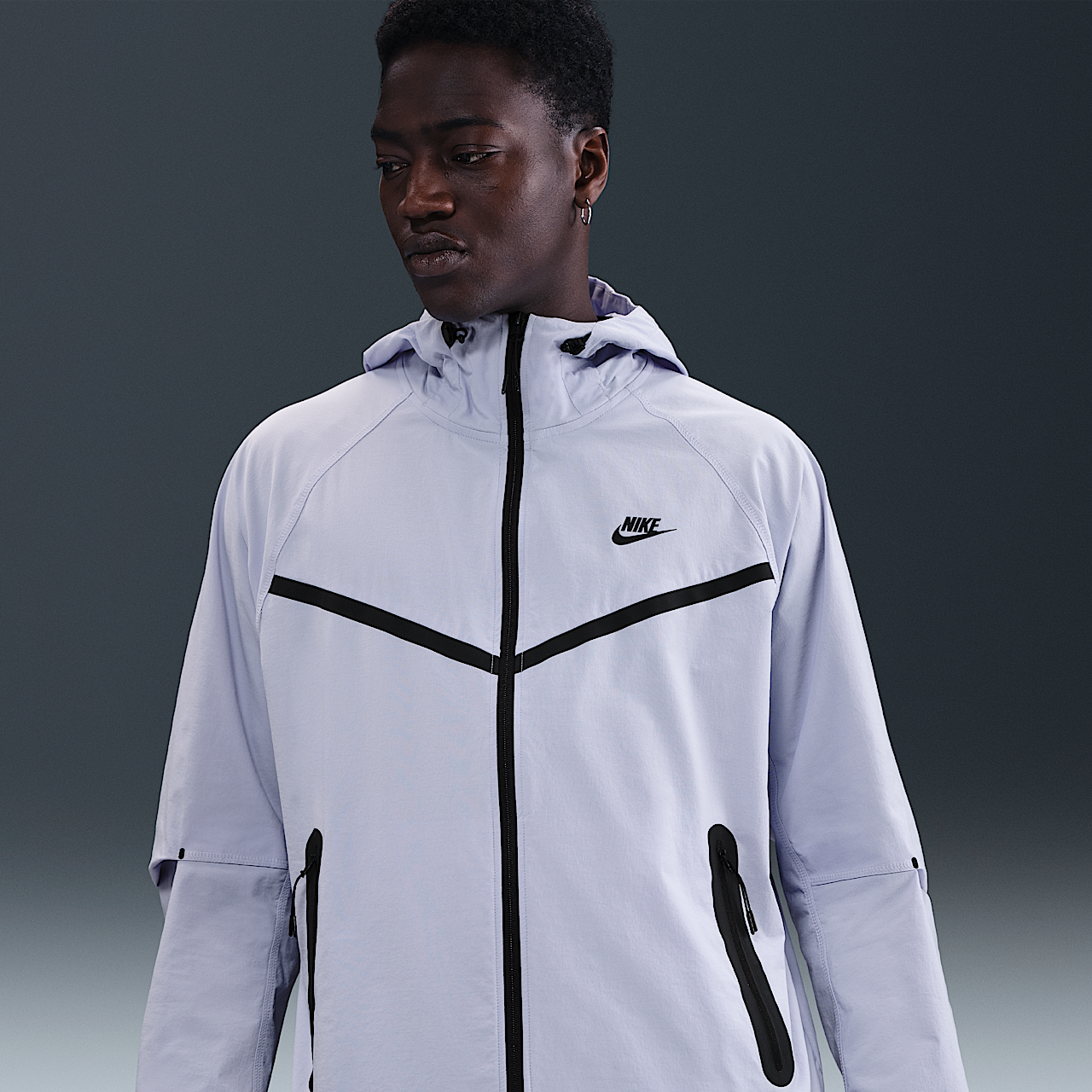 Mens Nike Tech Woven Jacket Ghost HM7151-057 | More Sneakers