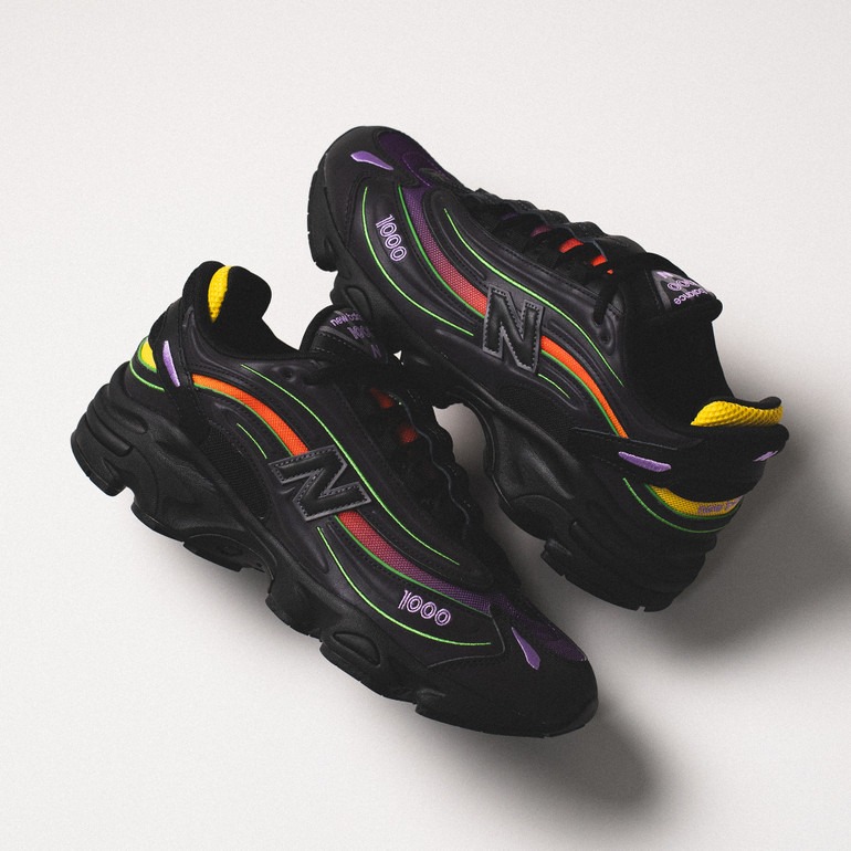 New Balance 1000 Black Multi-Color Reflective M1000TP | More
