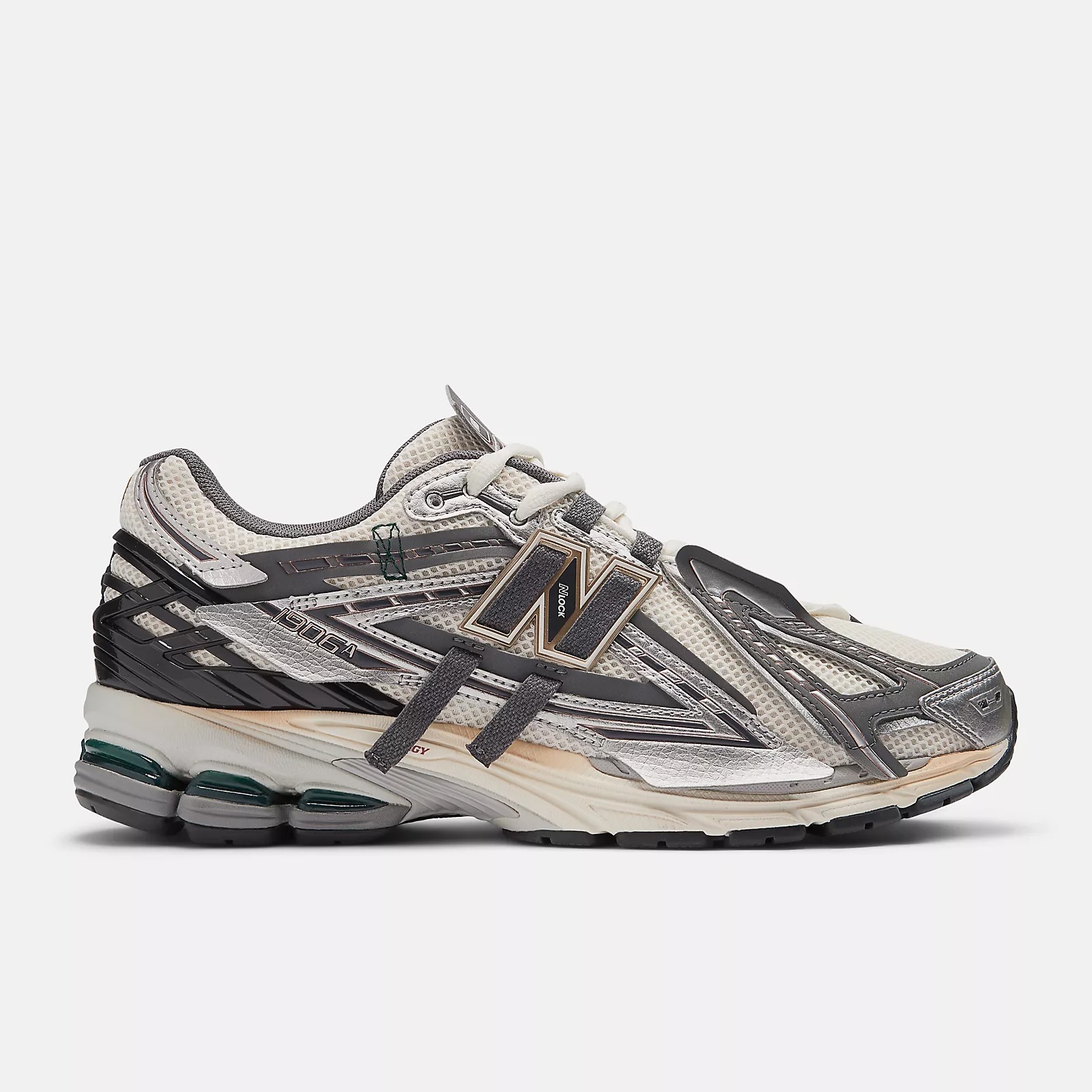 New Balance 1906A Silver Metallic Castlerock - Tech