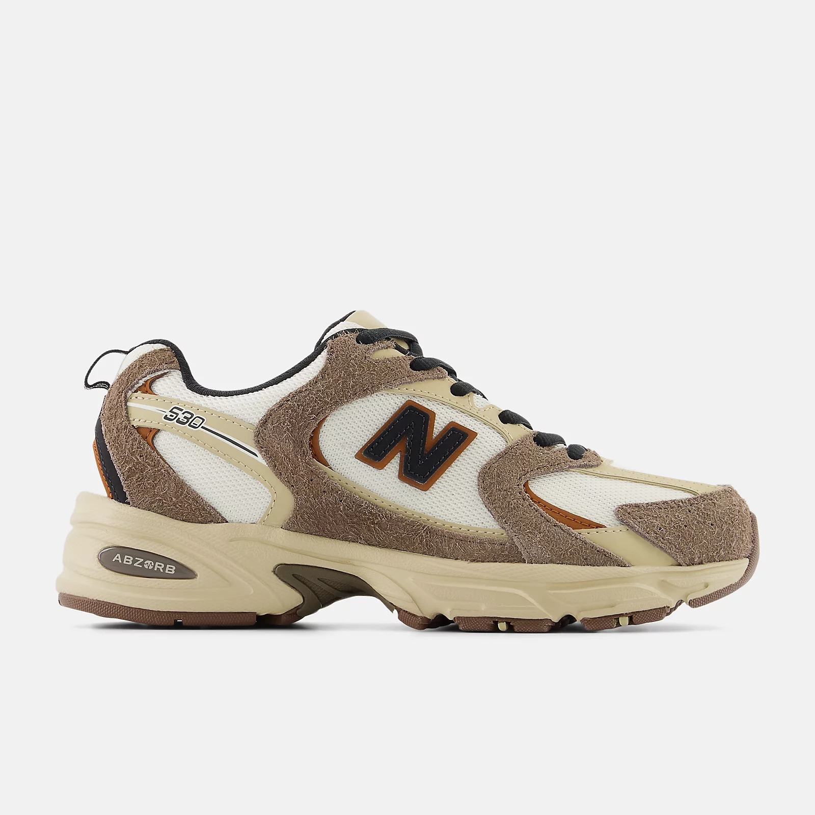 New Balance 530 White Light Gold Metallic Black MR530TC