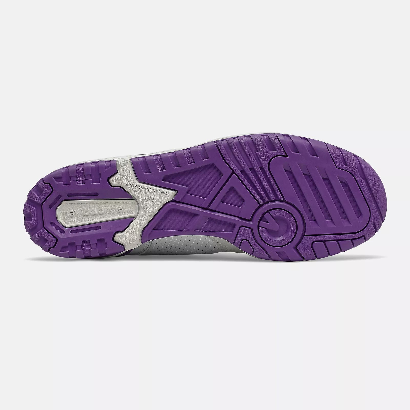 New Balance 550 White Purple - BB550WR1 - nike lunar edge 13 orange black  blue hair women - BabylinoShops