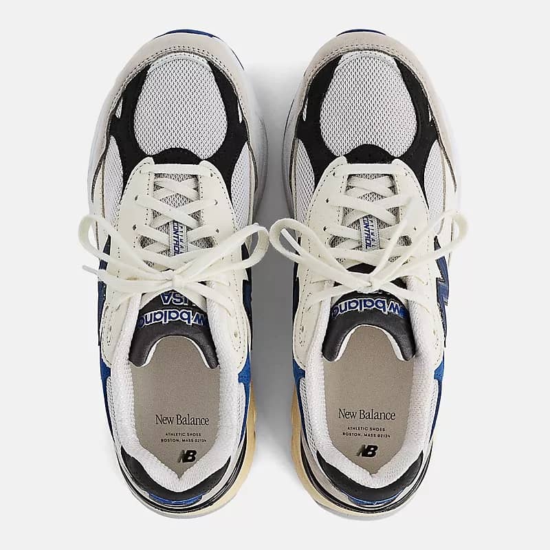 New Balance 990v3 Made in USA White Blue M990WB3 | More Sneakers
