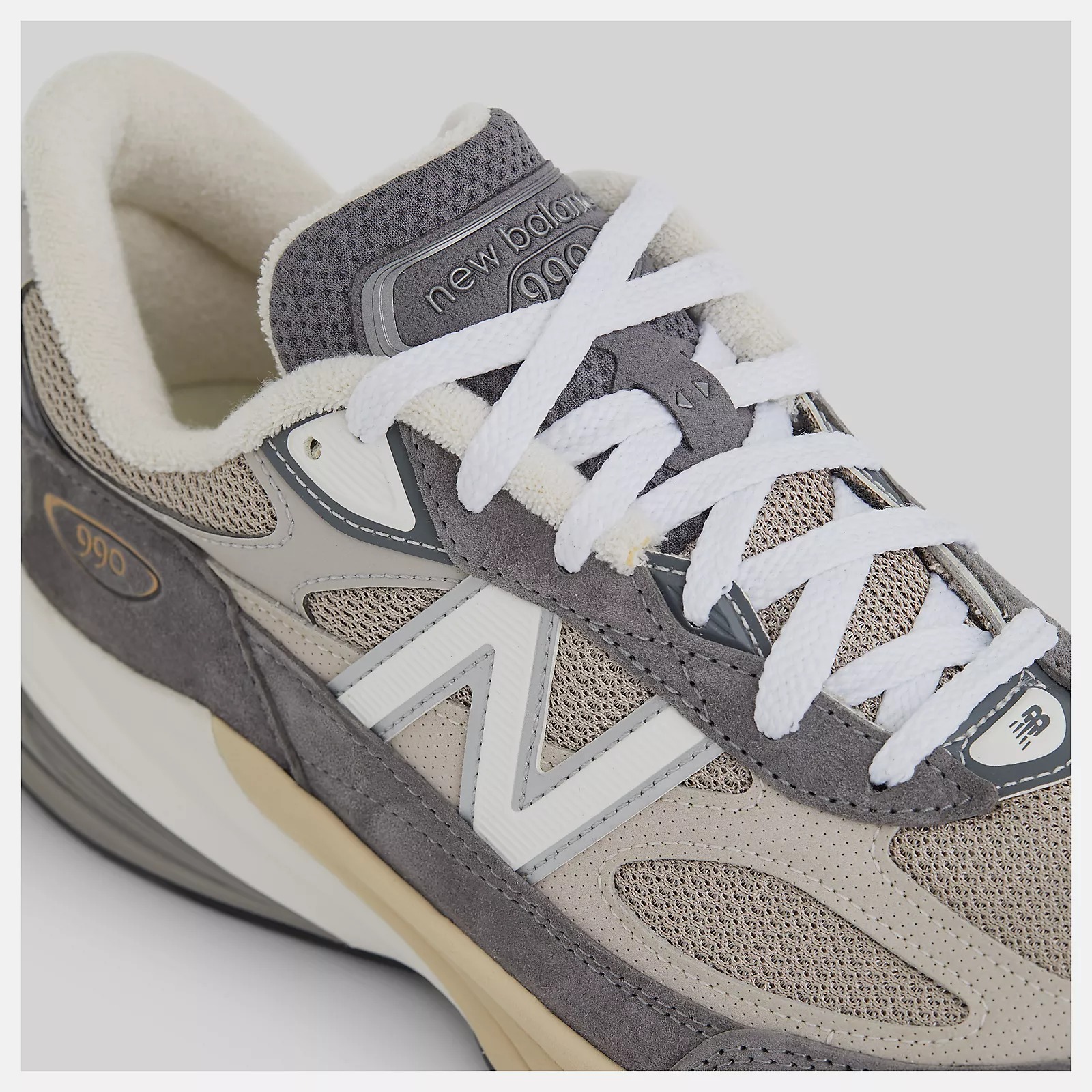 New Balance 990v6 Castlerock Moonrock - Made in USA U990GR6 | More 