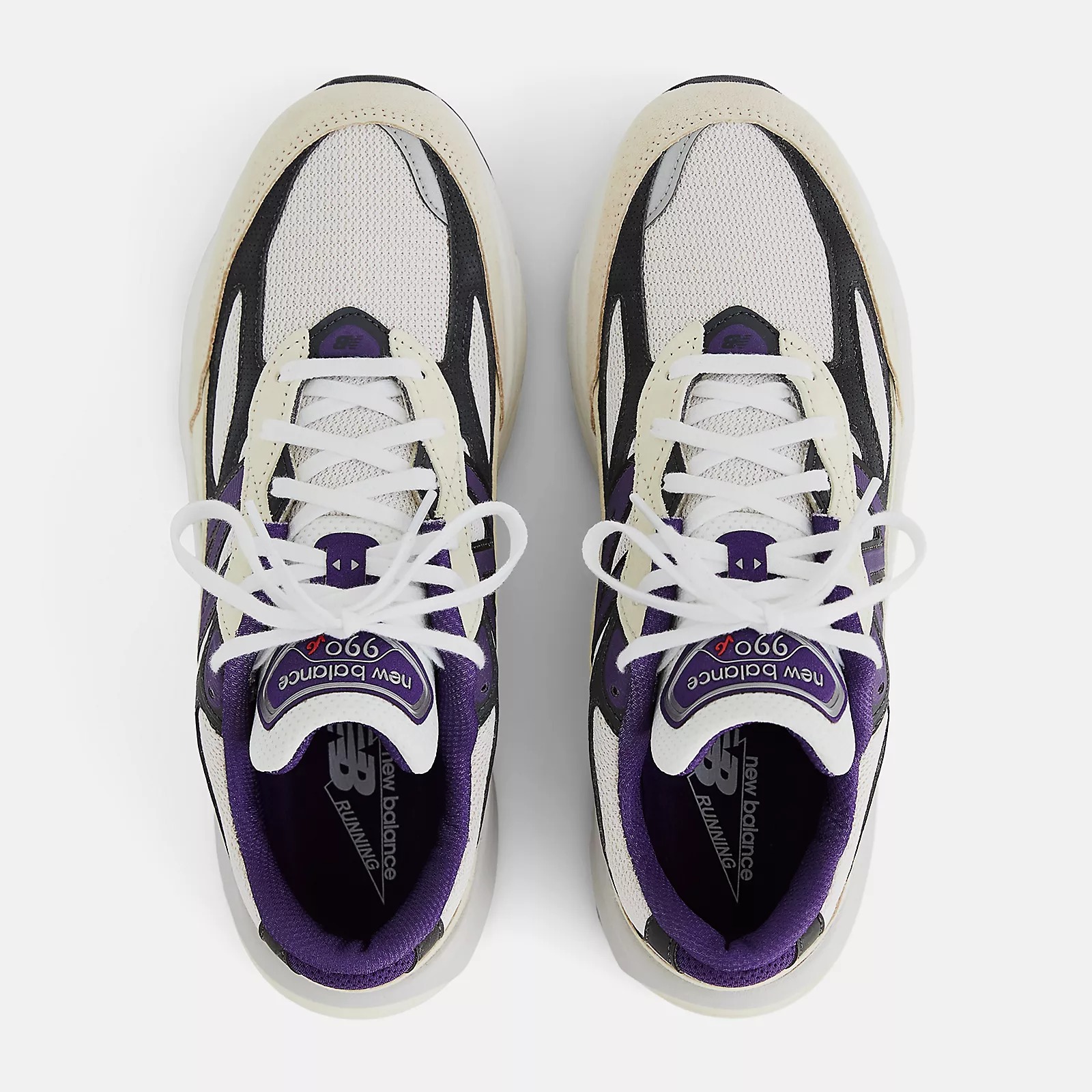 New Balance 990v6 Made in USA White Black Plum U990WB6 | More Sneakers