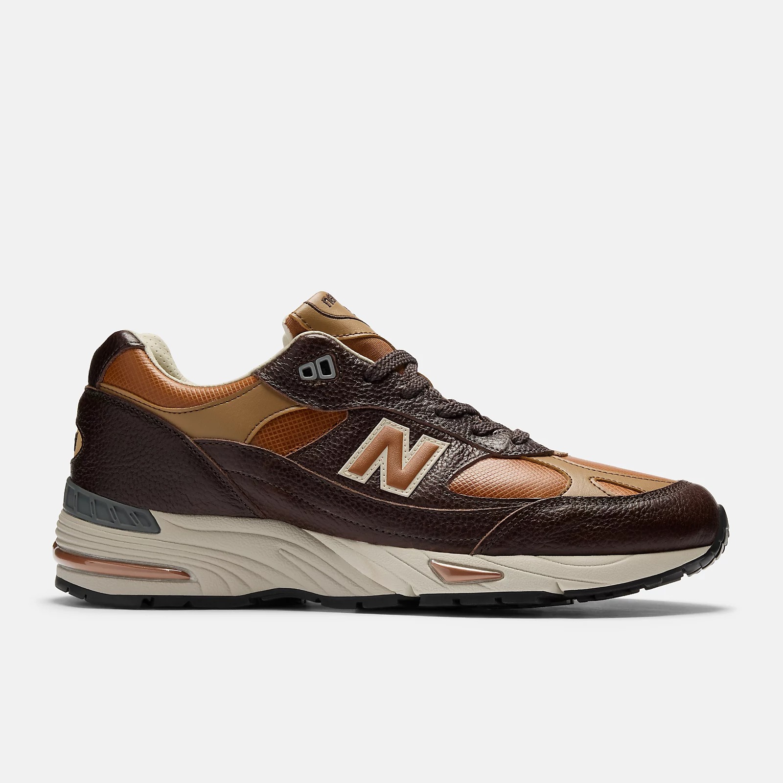 New Balance 991v1 Made In UK Chocolate Plum M991LB1 | More Sneakers