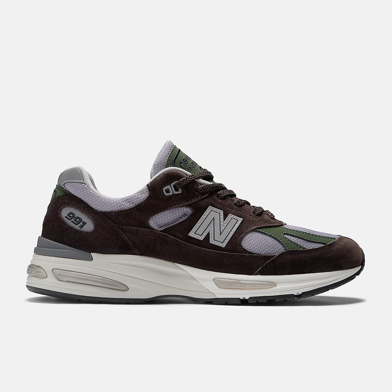 New Balance 991v2 Made in UK Licorice Lavender Gray U991BP2 | More 