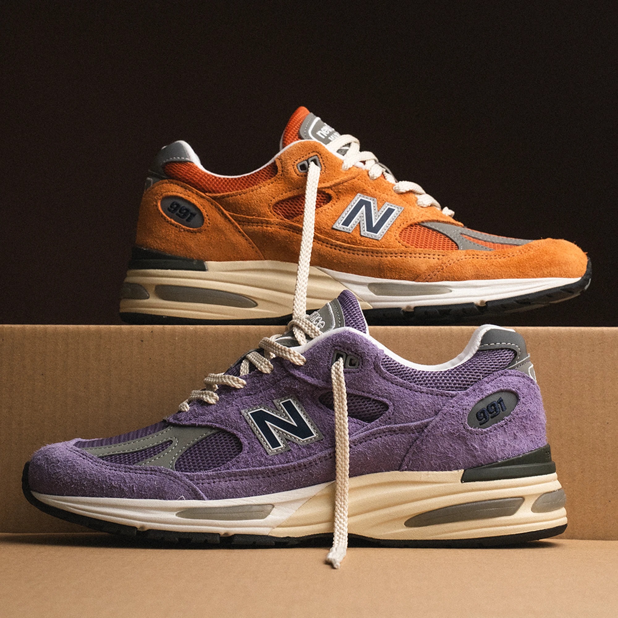 New Balance 991v2 Made in UK Purple Sage U991LV2 | More Sneakers