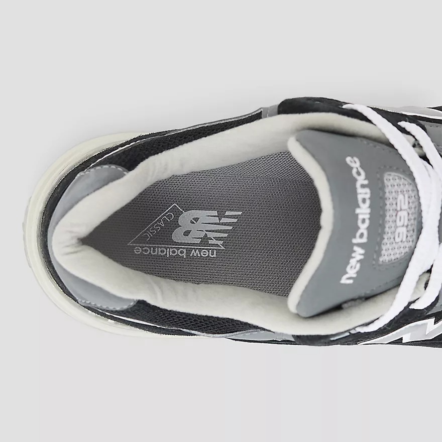 New Balance 992 Black Grey - Made in USA U992BK | More Sneakers