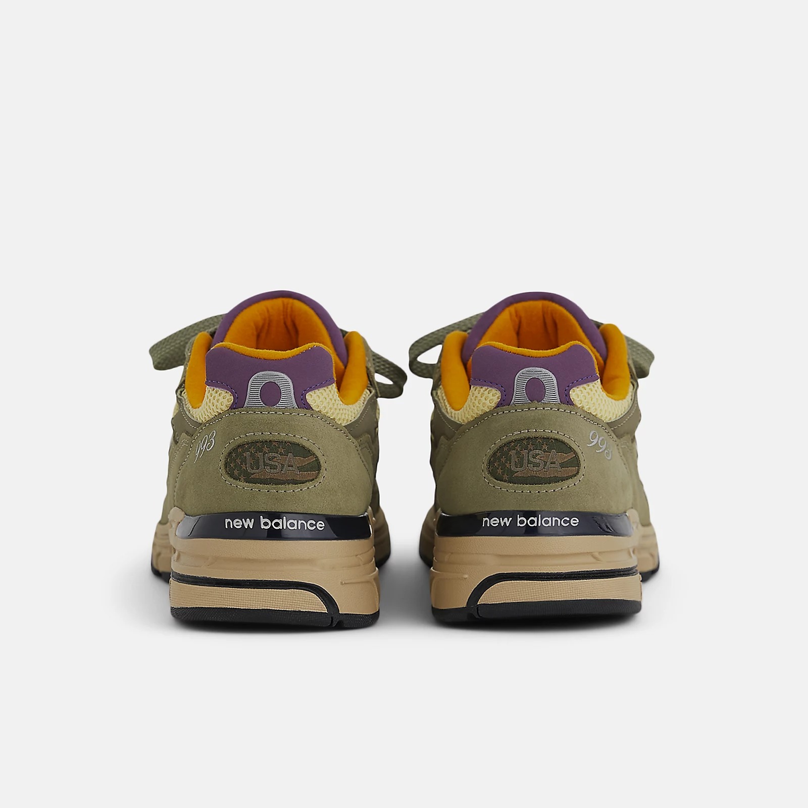 New Balance 993 Made in USA Olive Leaf Maize U993OL | More Sneakers