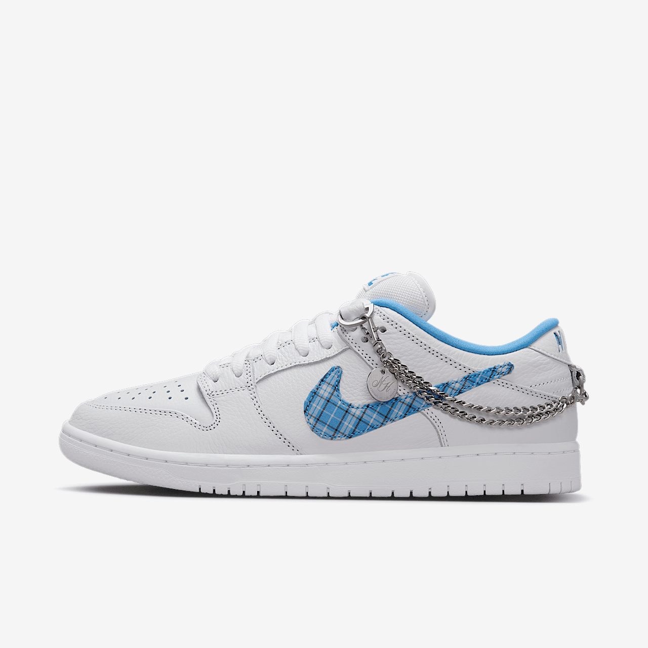 Nicole Hause x Nike SB Dunk Low Pro White University Blue FZ8802