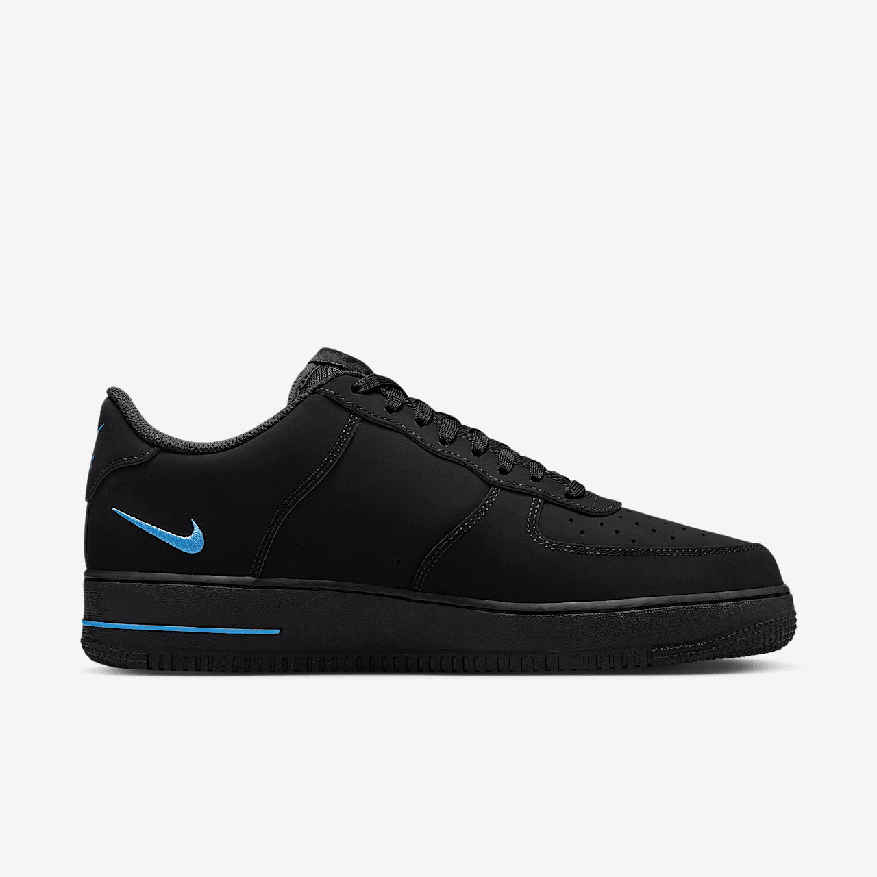 nike air force 1 blue and black