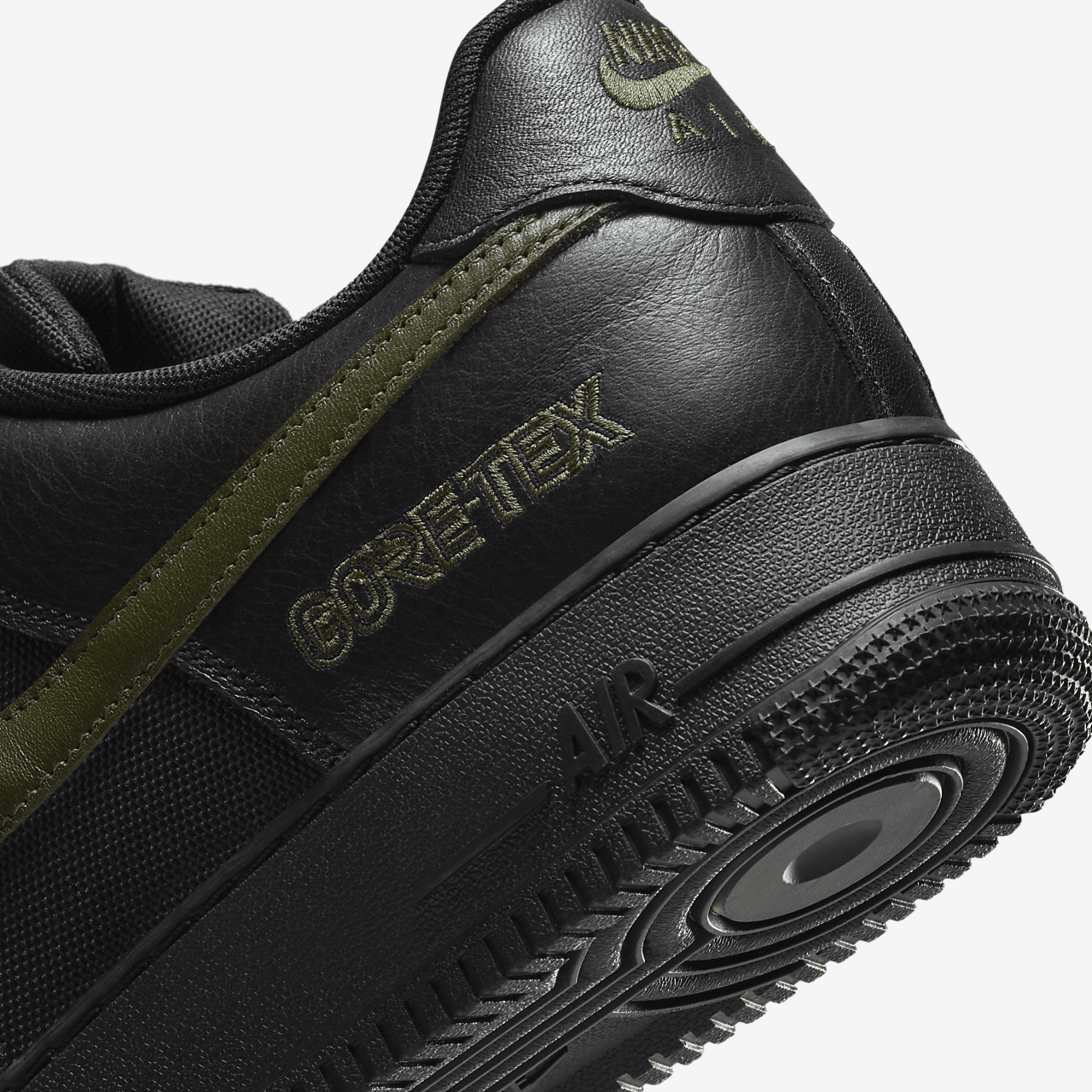 Nike Air Force 1 Low Gore-Tex Black Cargo Khaki HV3959-010 | More 