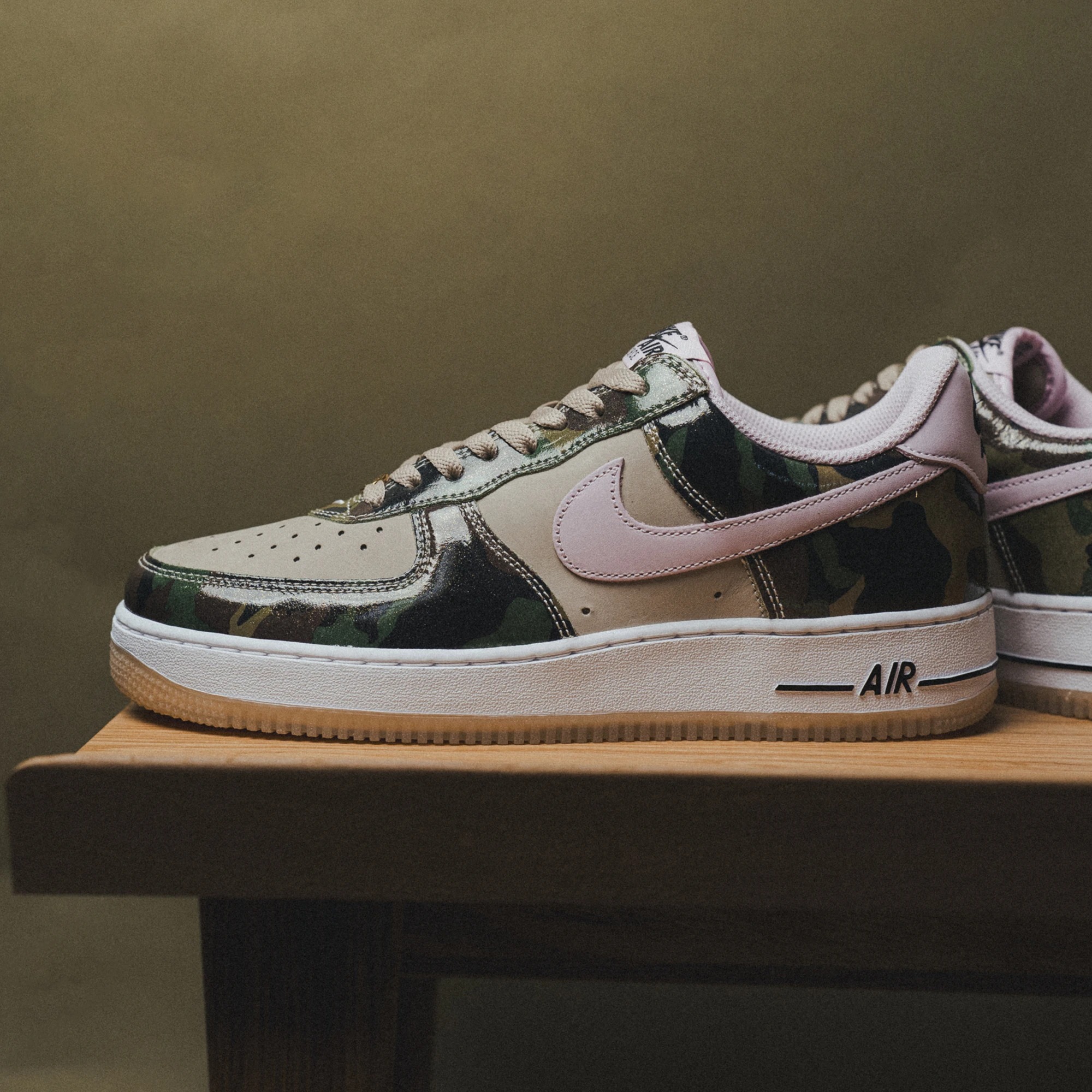 Nike Air Force 1 Low Retro Patent Camo Pink HQ1967-200 | More Sneakers