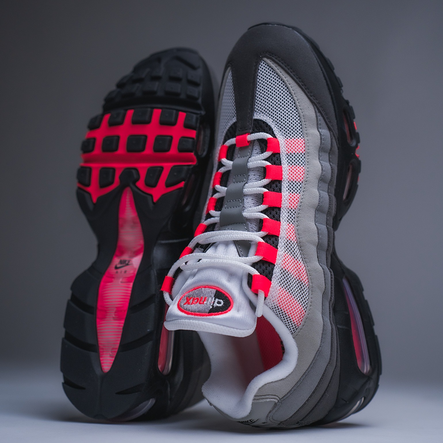 Nike Air Max 95 Big Bubble Medium Ash Solar Red IM7410-001 | More 