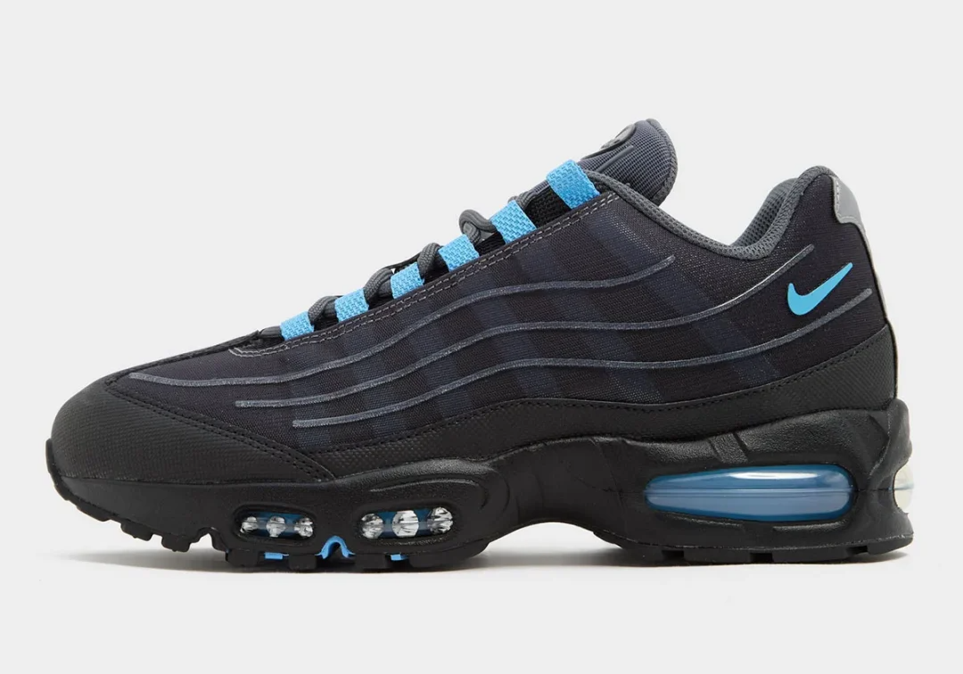 Nike Air Max 95 Big Bubble Tech Black University Blue IH7853-002