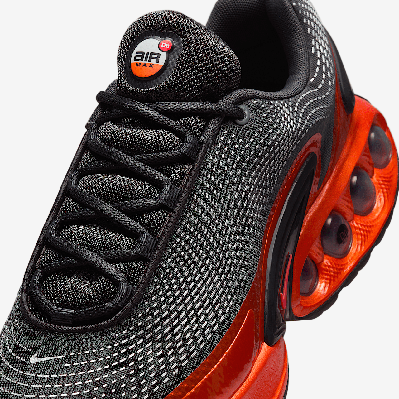 MENS NIKE AIR MAX DN QS \'DARK SMOKE GREY SALSA RED\' HJ6695-001  Men\'s size 10 Men main image 4