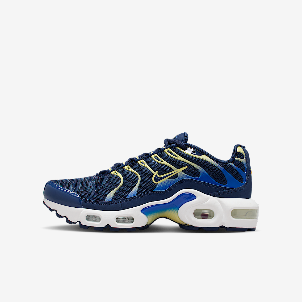 Nike Air Max Plus GS Midnight Navy Soft Yellow CD0609-412 | More 
