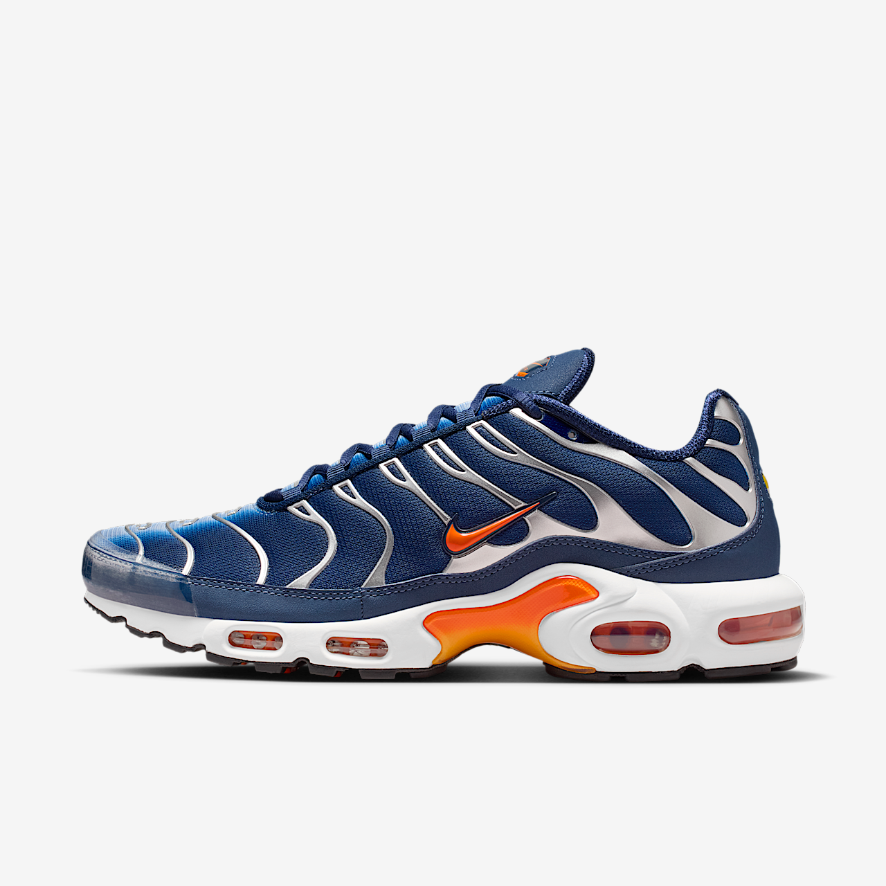 air max plus blue and orange