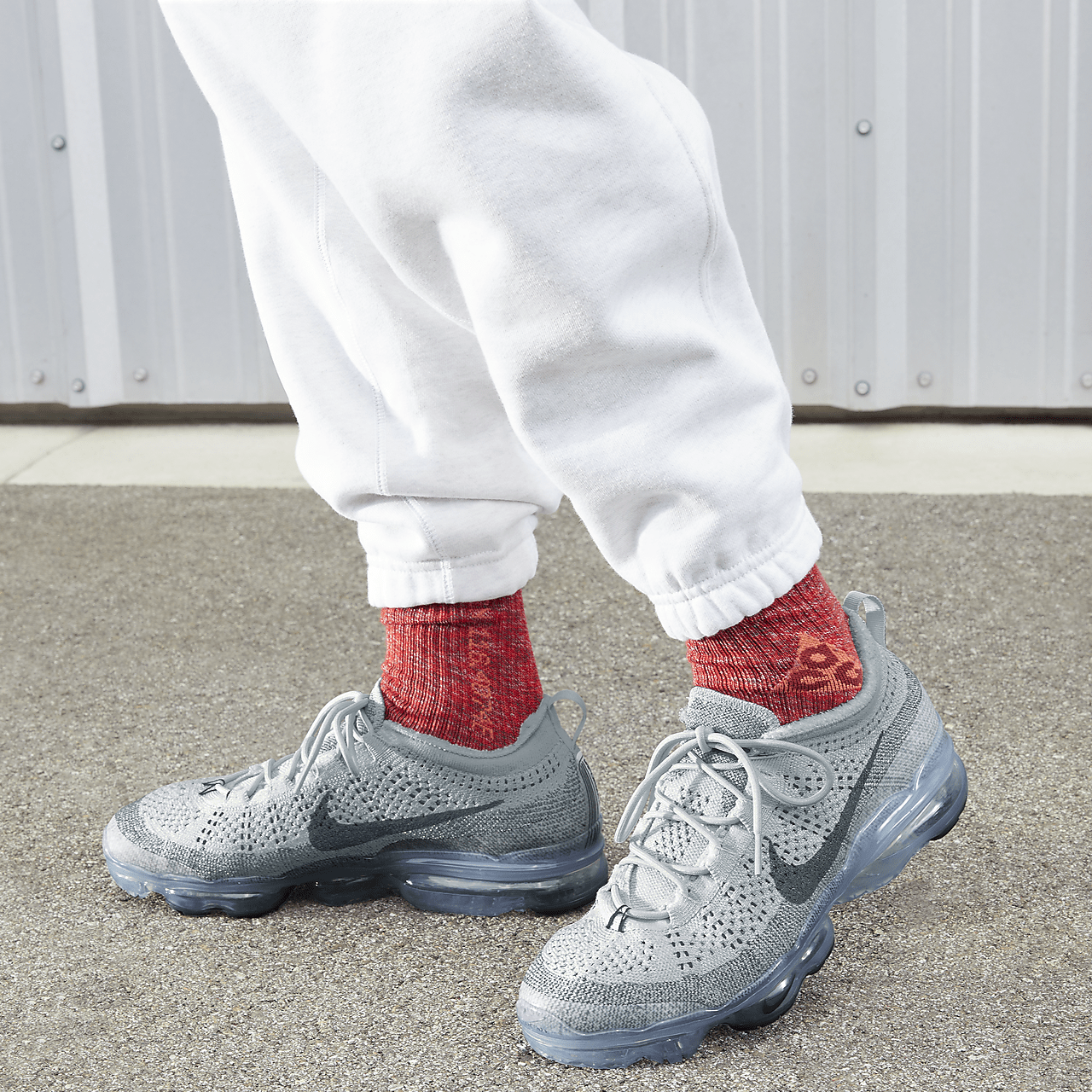 Nike Air Vapormax 2023 Flyknit Pure Platinum Nike Air VaporMax 2023 Flyknit Pure Platinum Anthracite 4K  main image 4