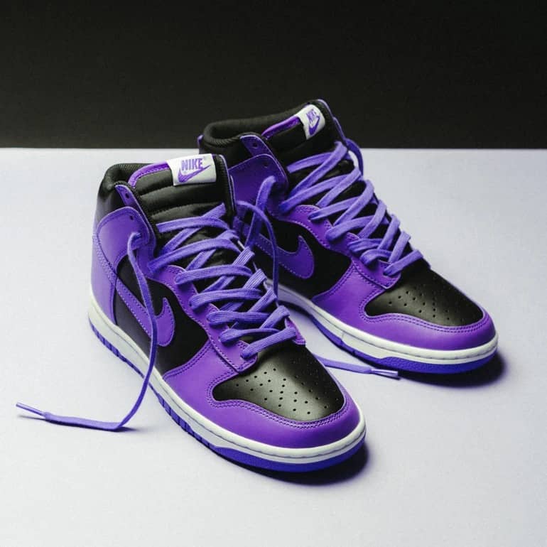 nike dunk high be true to your street purple