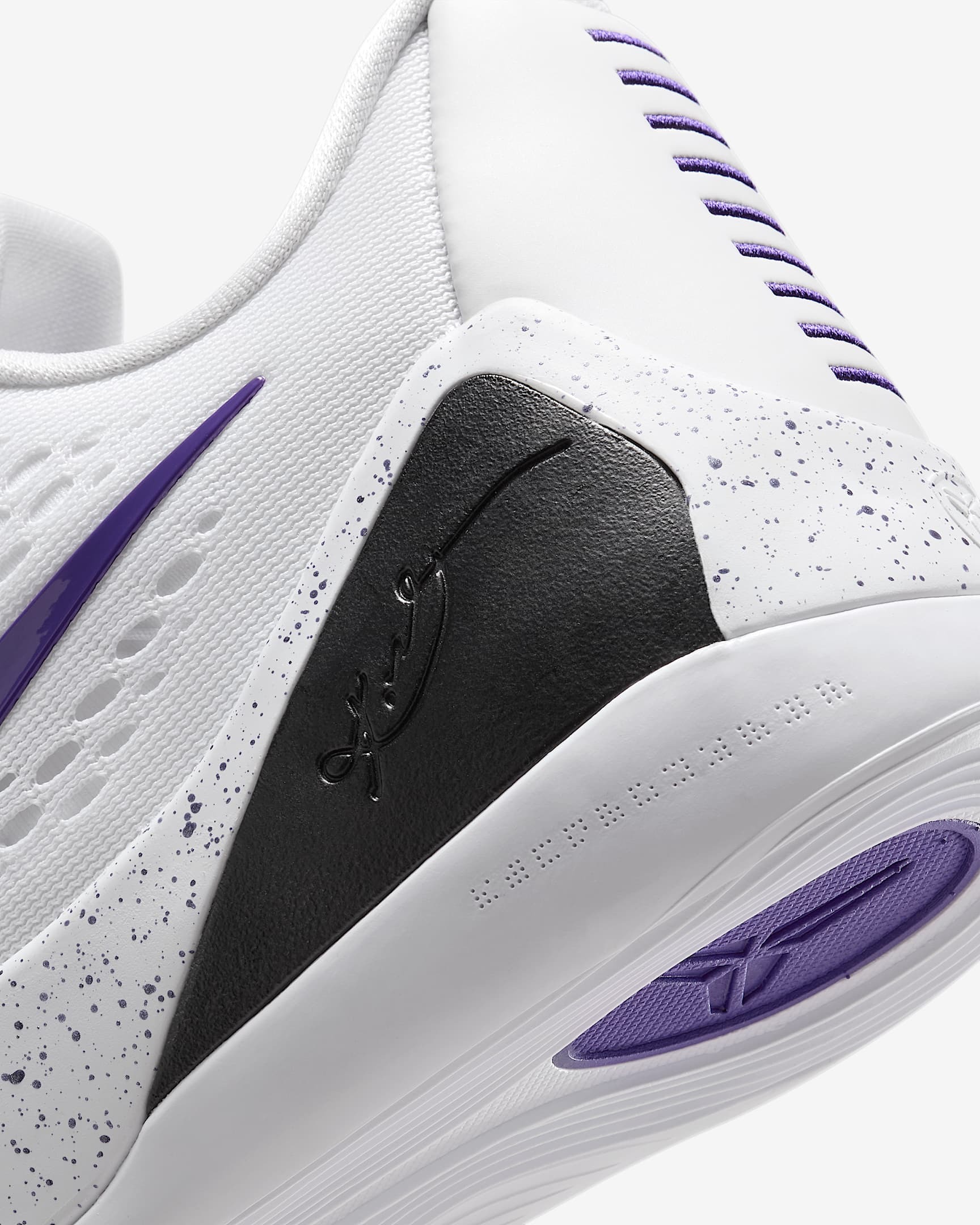 Nike Kobe 9 EM Low Protro TB White Court Purple Lakers Home IH1401 