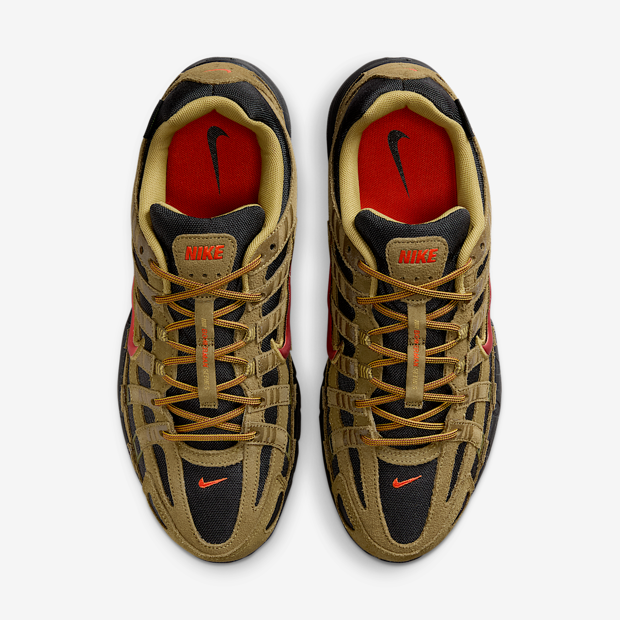 Nike P-6000 Premium CORDURA® Olive Flak Picante Red IH0946-300