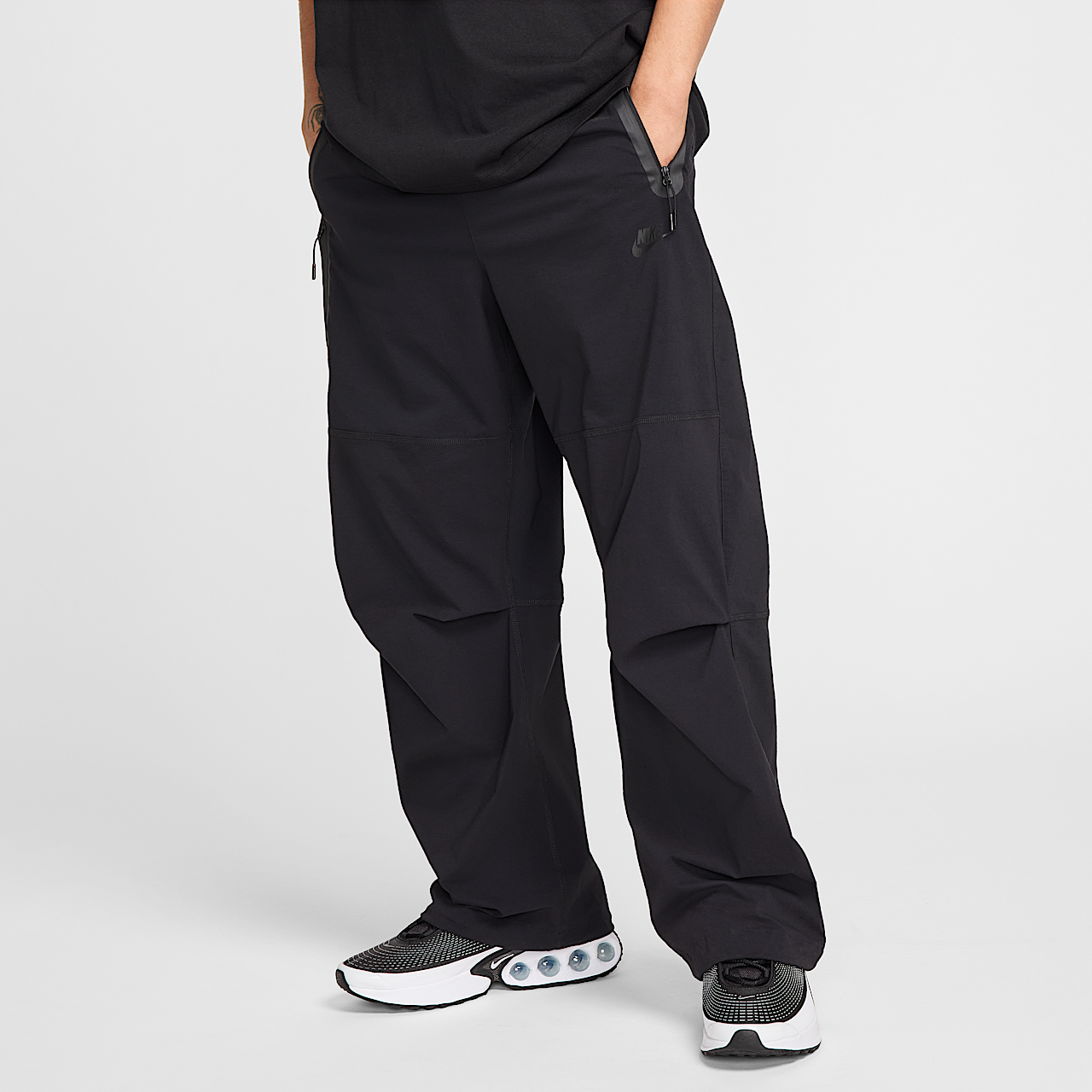 Nike Tech Mens Woven Oversized Pants Black HM7158-010 | More Sneakers