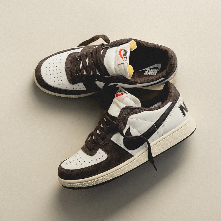 スニーカー Nike Terminator Low Croc Velvet Brown Nike Terminator Low Croc Velvet Brown Men's - FN7815-200 - US