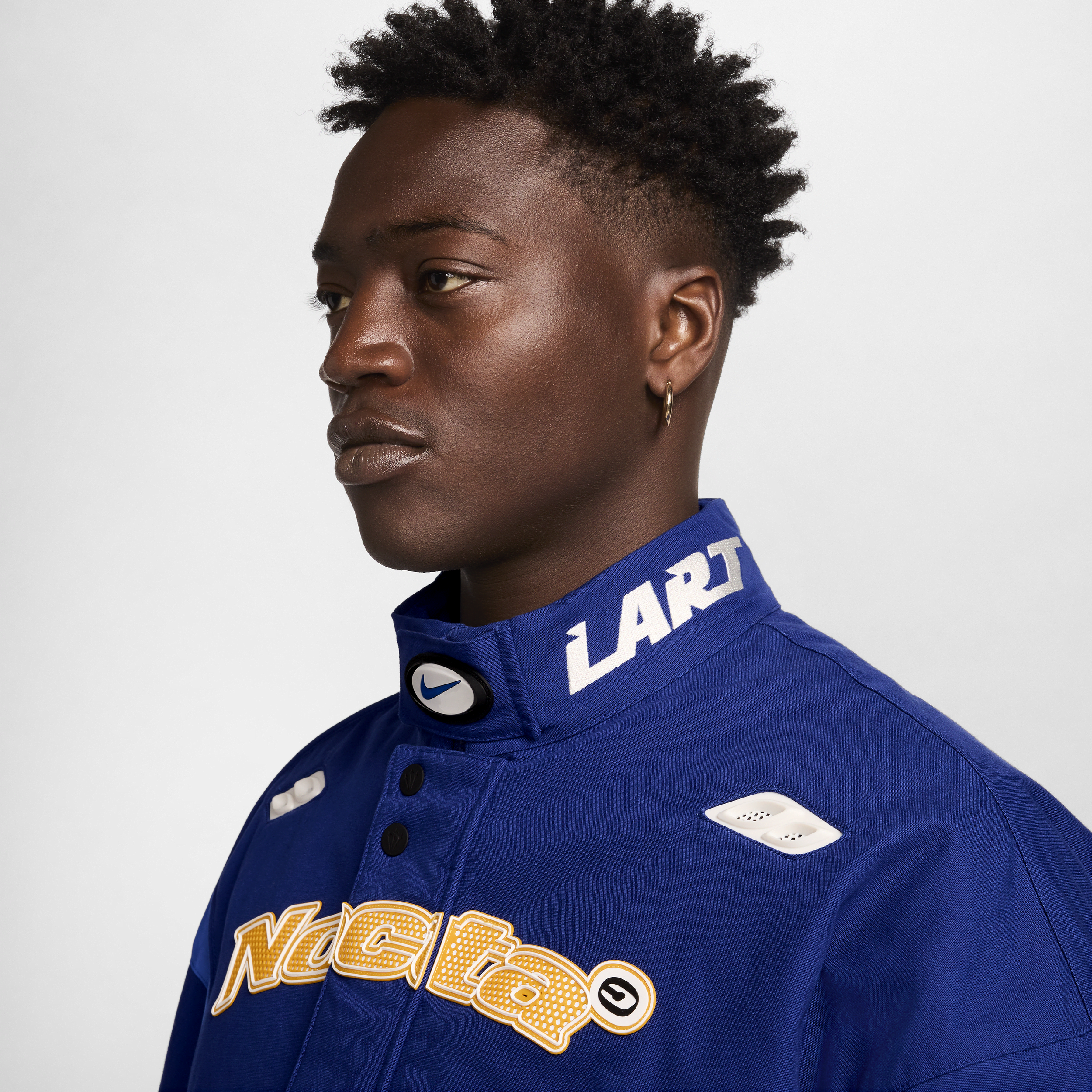 NOCTA x Nike LArt Racing Jacket Deep Royal Blue FD2194-455 | More