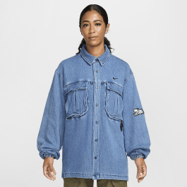 Nike NOCTA ライトブルーシャツ Lサイズ Nike x Drake NOCTA Opal Lily Pad Denim Shirt 