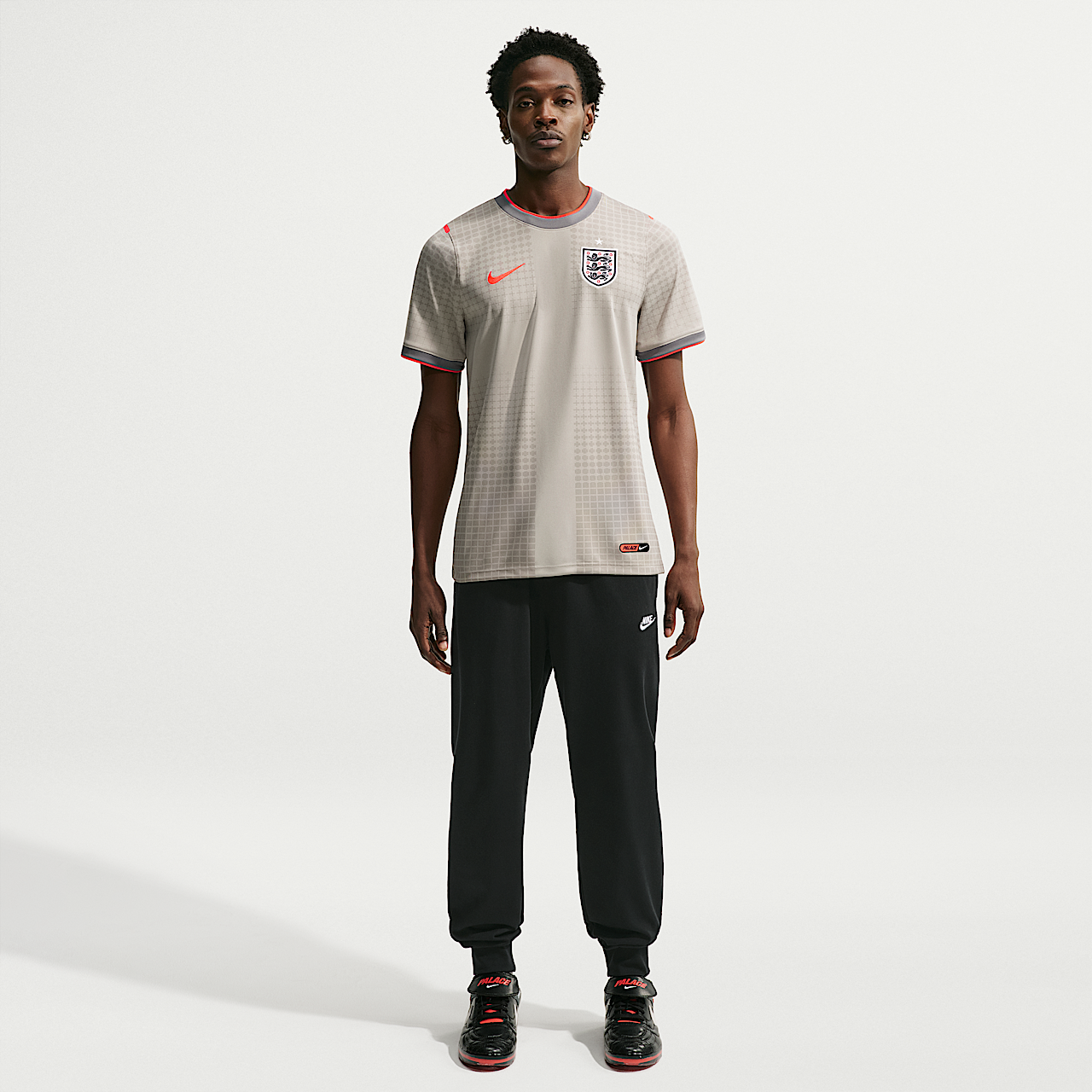 Palace x Nike England Pre-Match Top Pewter Grey IH1670-052 | More 