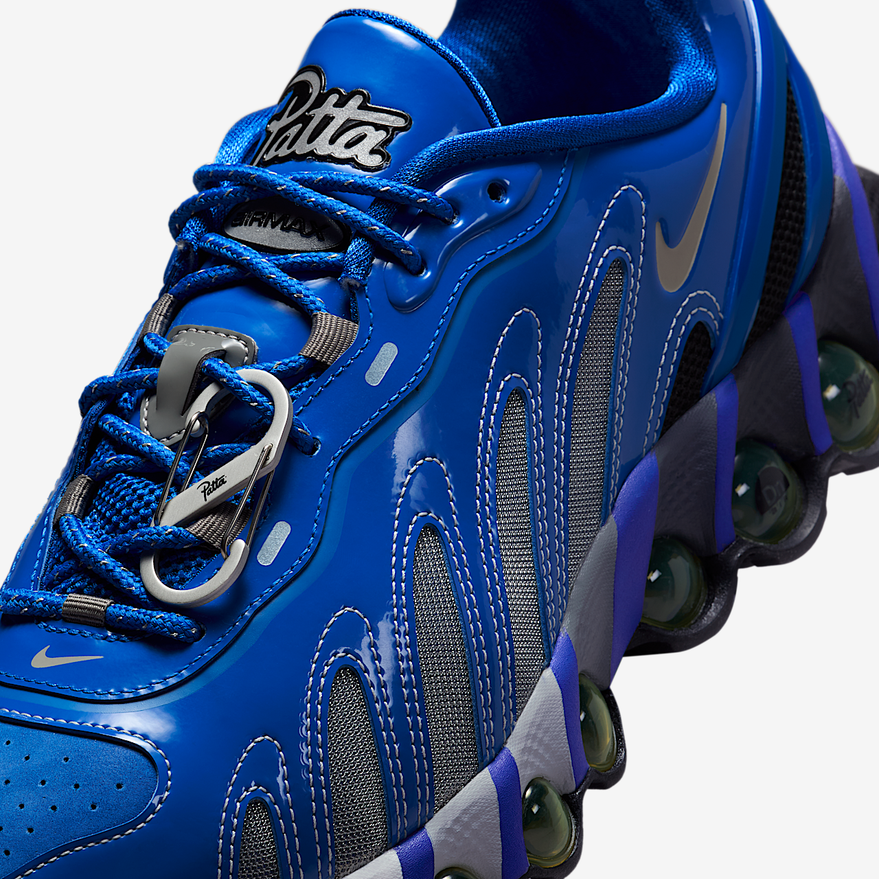 Patta x Nike Air Max Dn8 SP Game Royal Metallic Silver IB4029-400 