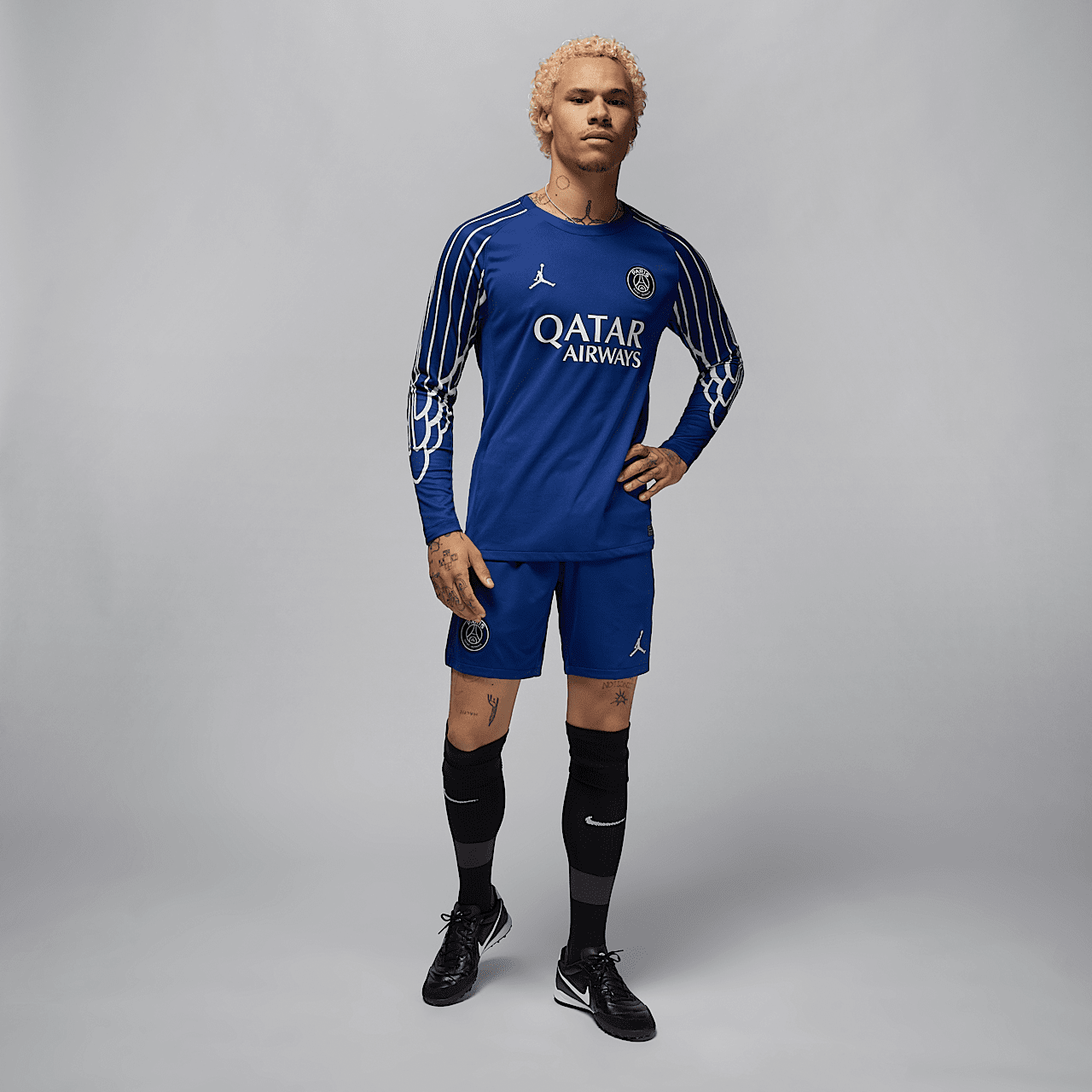 PSG 2024/25 Stadium Fourth Jordan Dri-FIT Football Replica Long