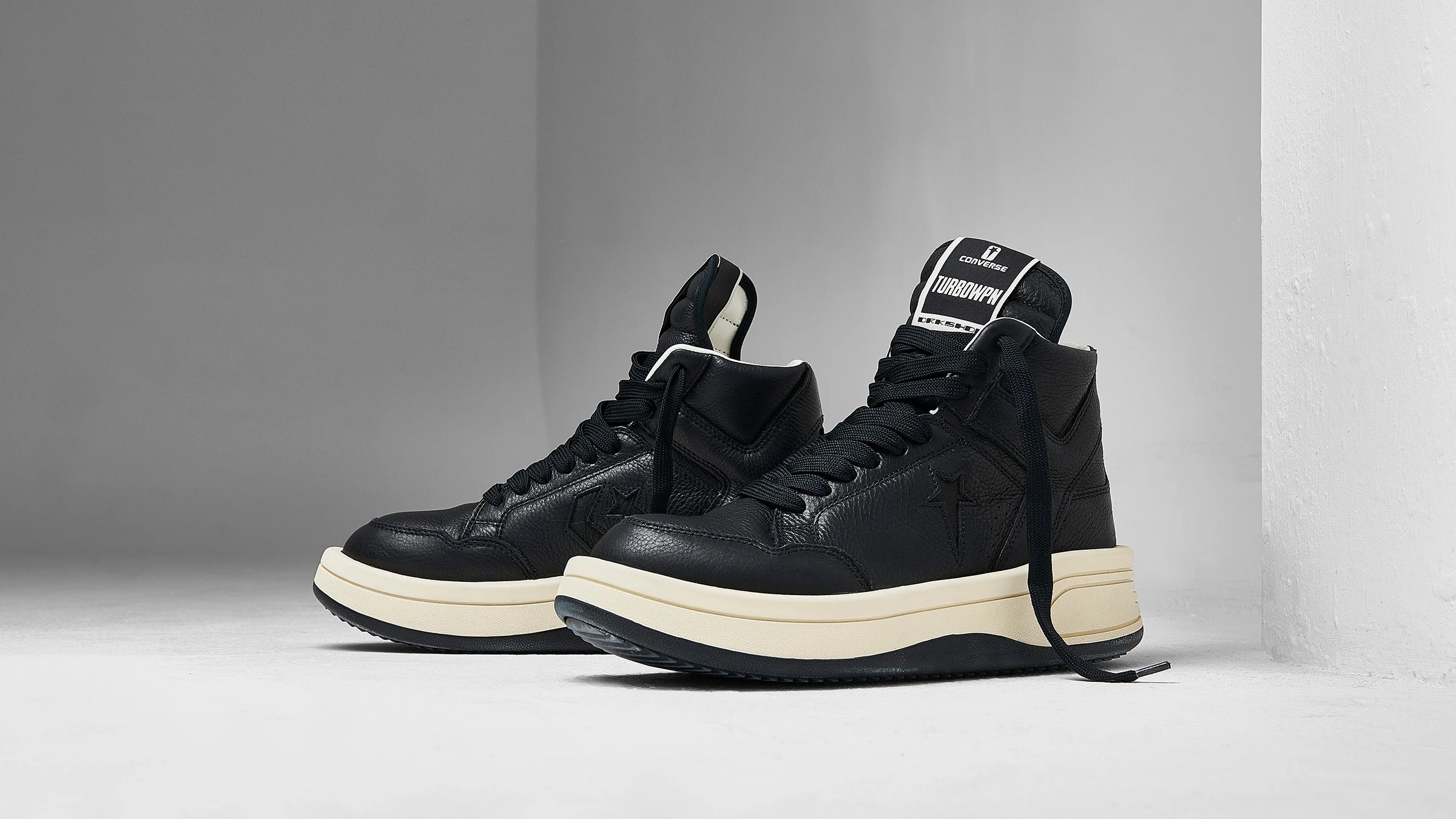 Rick Owens DRKSHDW x Converse TURBOWPN Black 172342C | More Sneakers