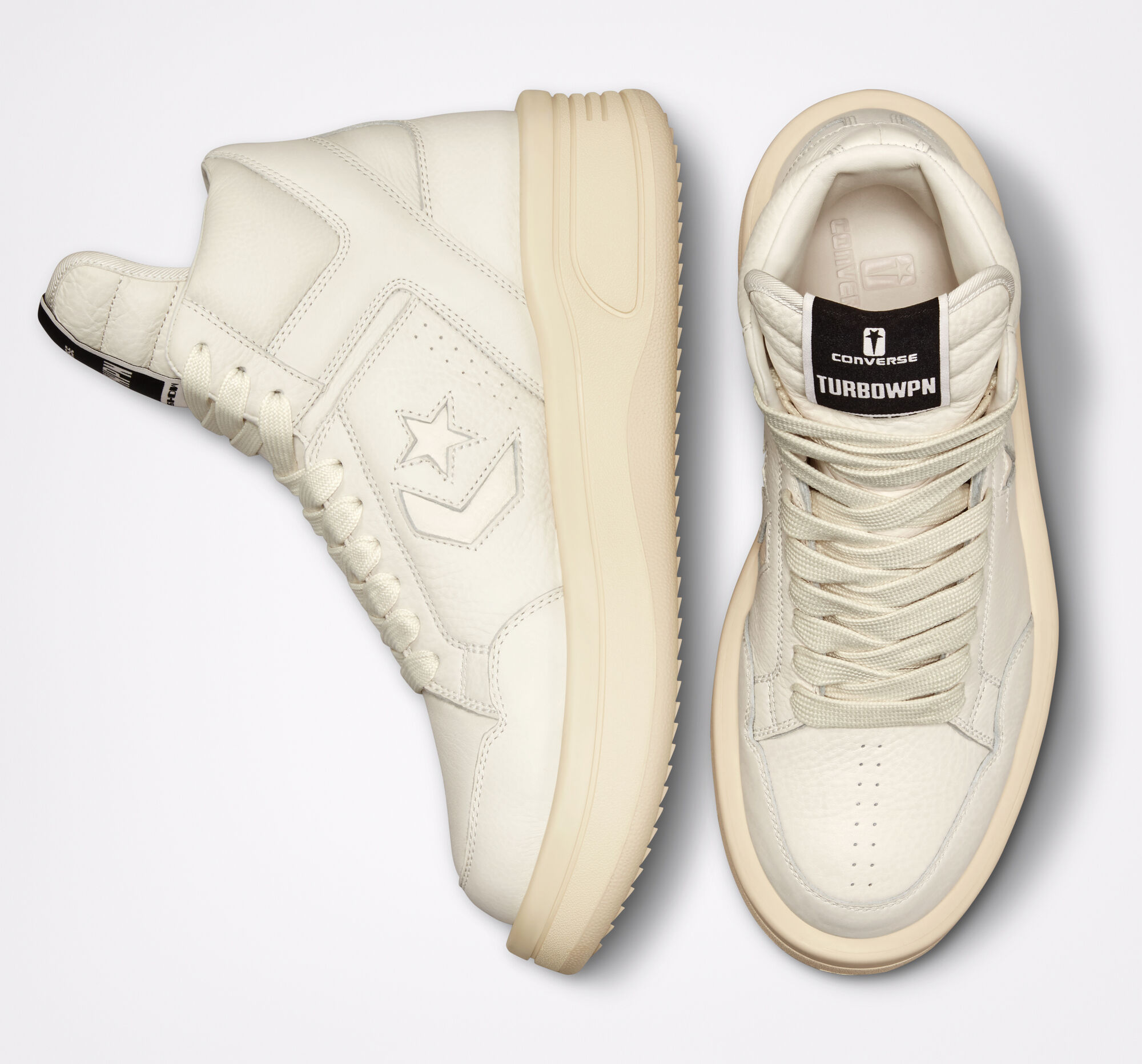rick owens drkshdw×converse The Rick Owens x Converse DRKSHDW TURBOWPN Mid Cave Releases
