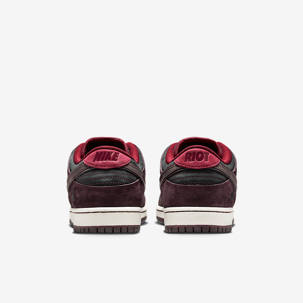 Riot Skateshop x Nike SB Dunk Low Pro Mahogany Team Red FZ1289-200 