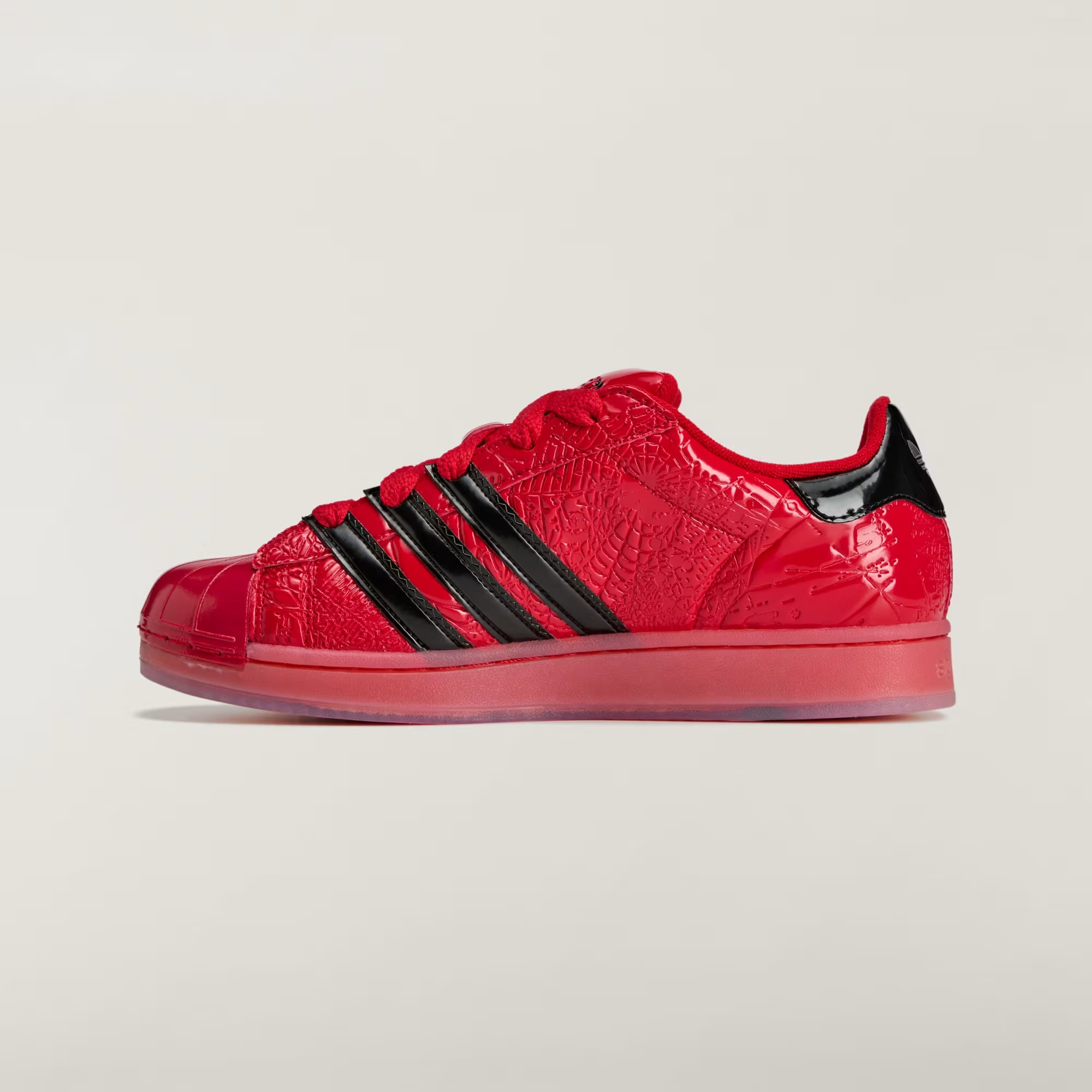 Sp5der x adidas Superstar II Red KJ7005 | More Sneakers