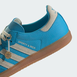 adidas gazelle silver green womens Adidas Samba OG Sporty & Rich Blue Rush