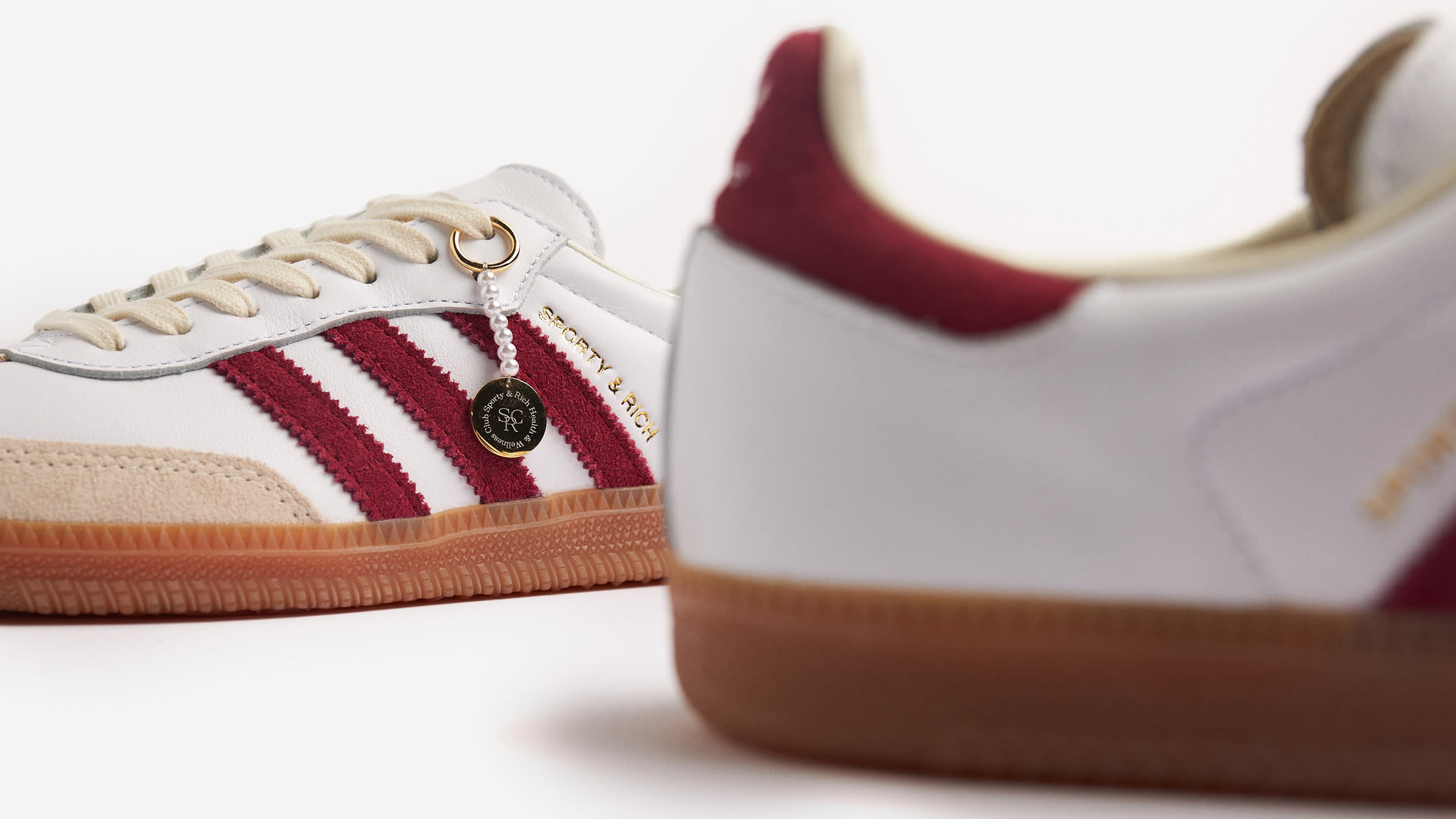 adidas gazelle silver green womens Adidas Samba Sporty & Rich White Collegiate Burgundy |IF5660|  CollectKicks main image 0