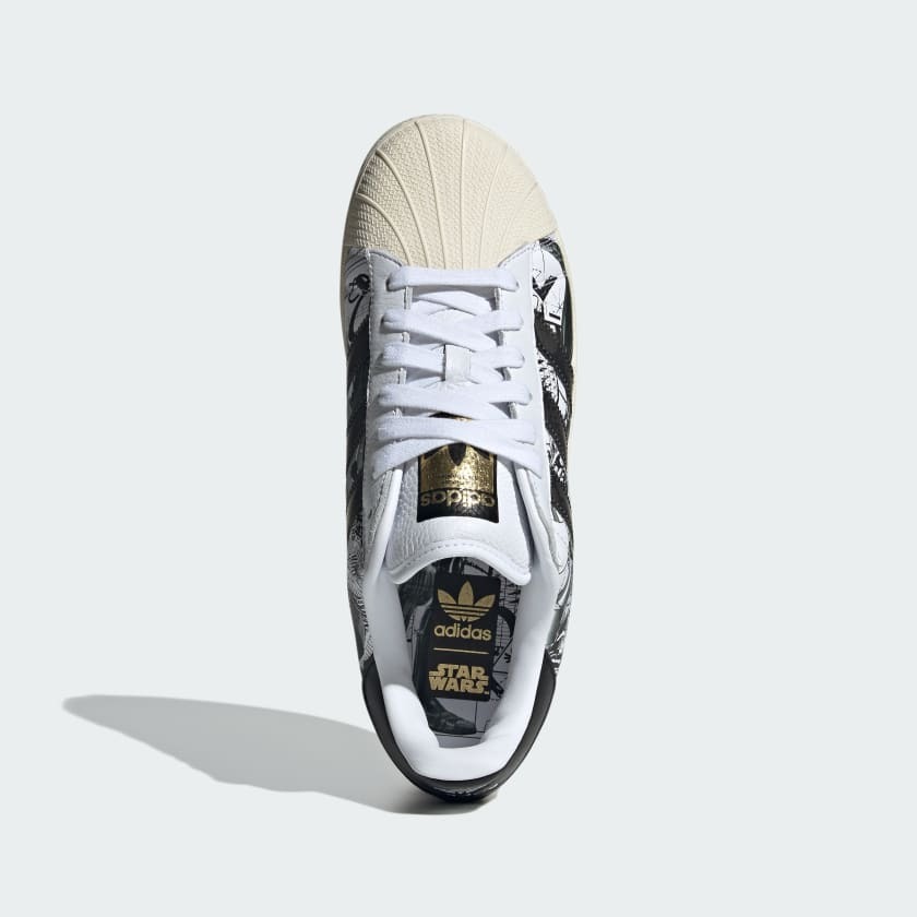 Star Wars x Nunzaka x adidas Originals Superstar XLG R2-D2 and C-3PO IF9249  | More Sneakers