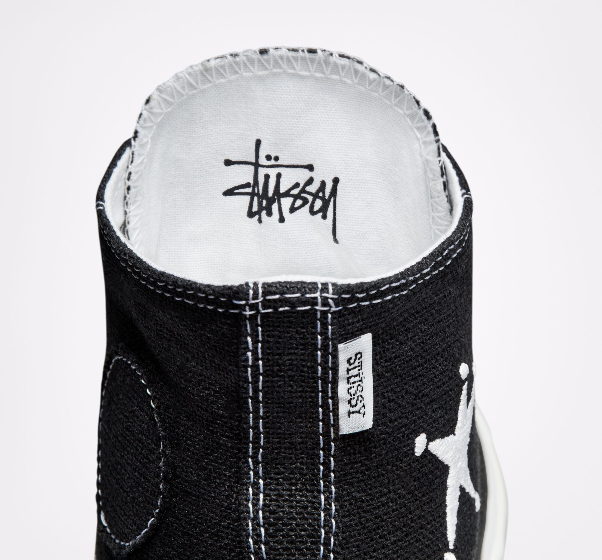 Stüssy x Converse Chuck 70 High Black White A01765C | More Sneakers