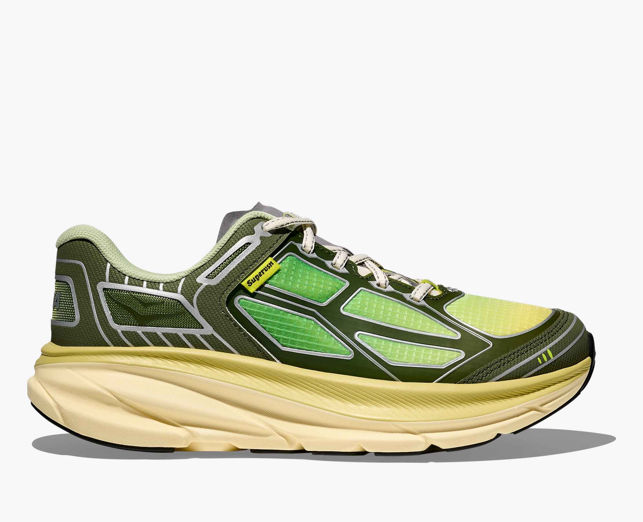 Supervsn x Hoka One One Clifton One9 Green Flash 1173070-GHL