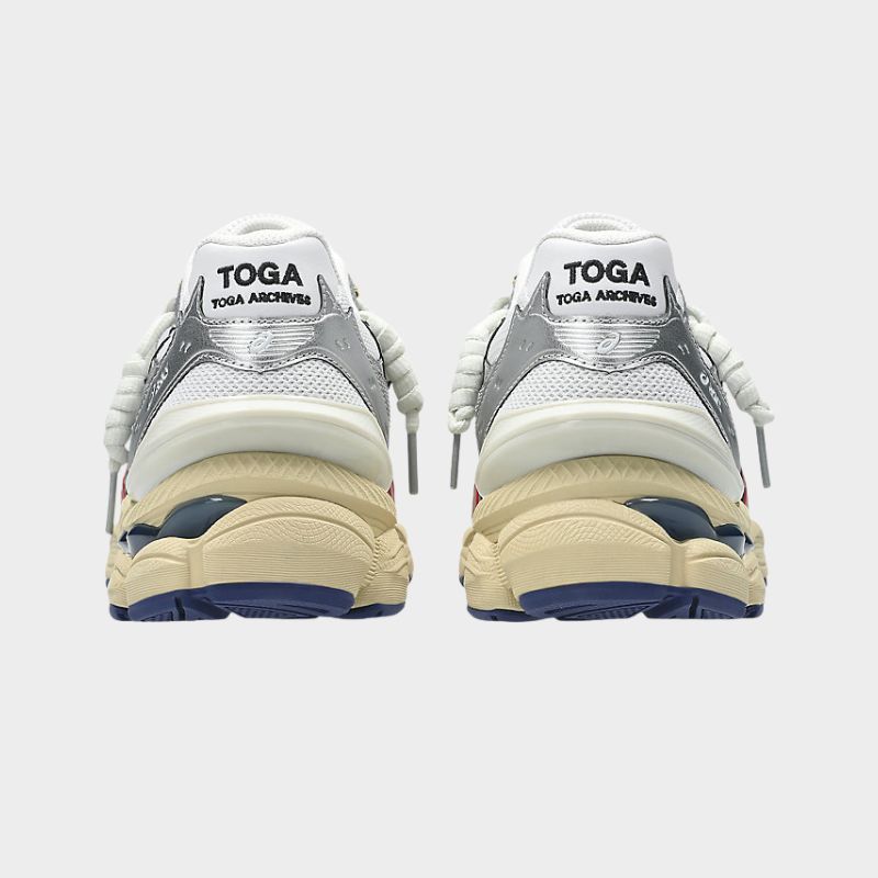 Toga Archives x Asics Gel-Cumulus 16 White Red Pure Silver