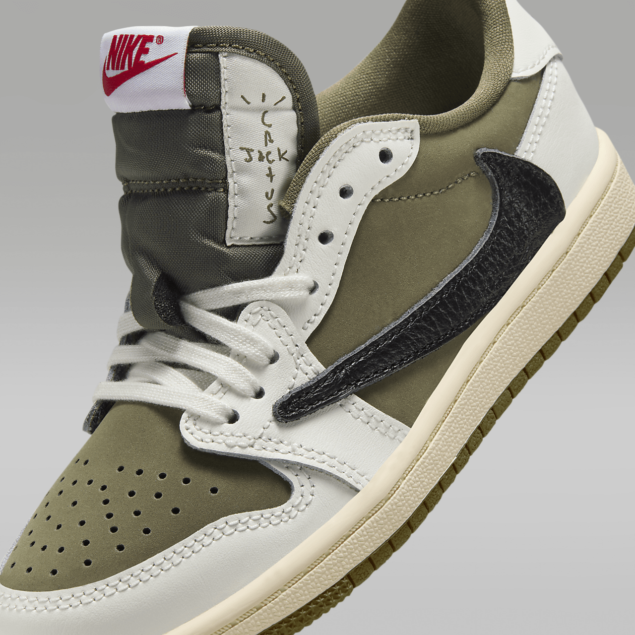 Travis Scott x Air Jordan 1 Low OG SP PS Medium Olive DO5442
